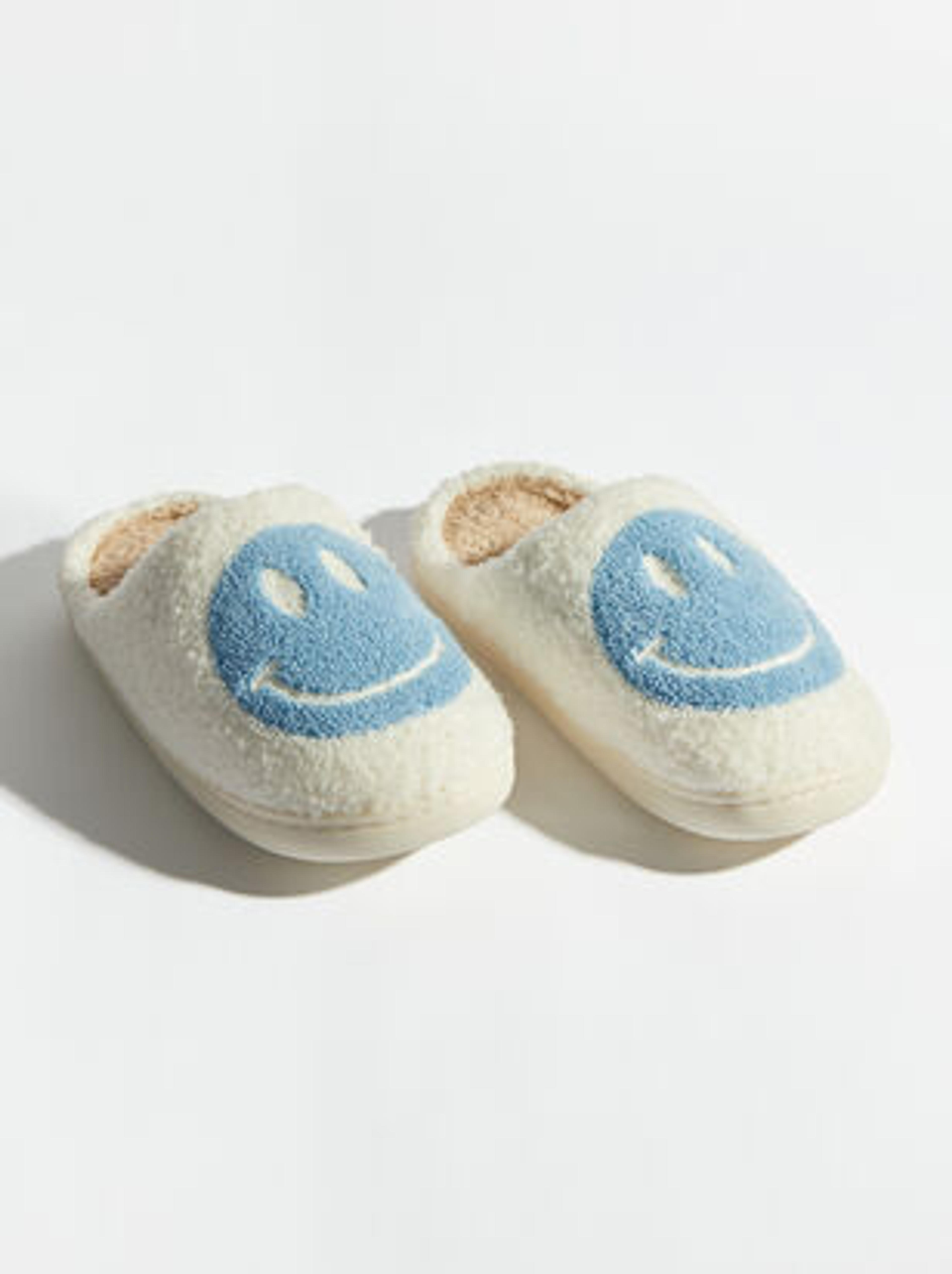 Smiley Face Slippers | Altar'd State