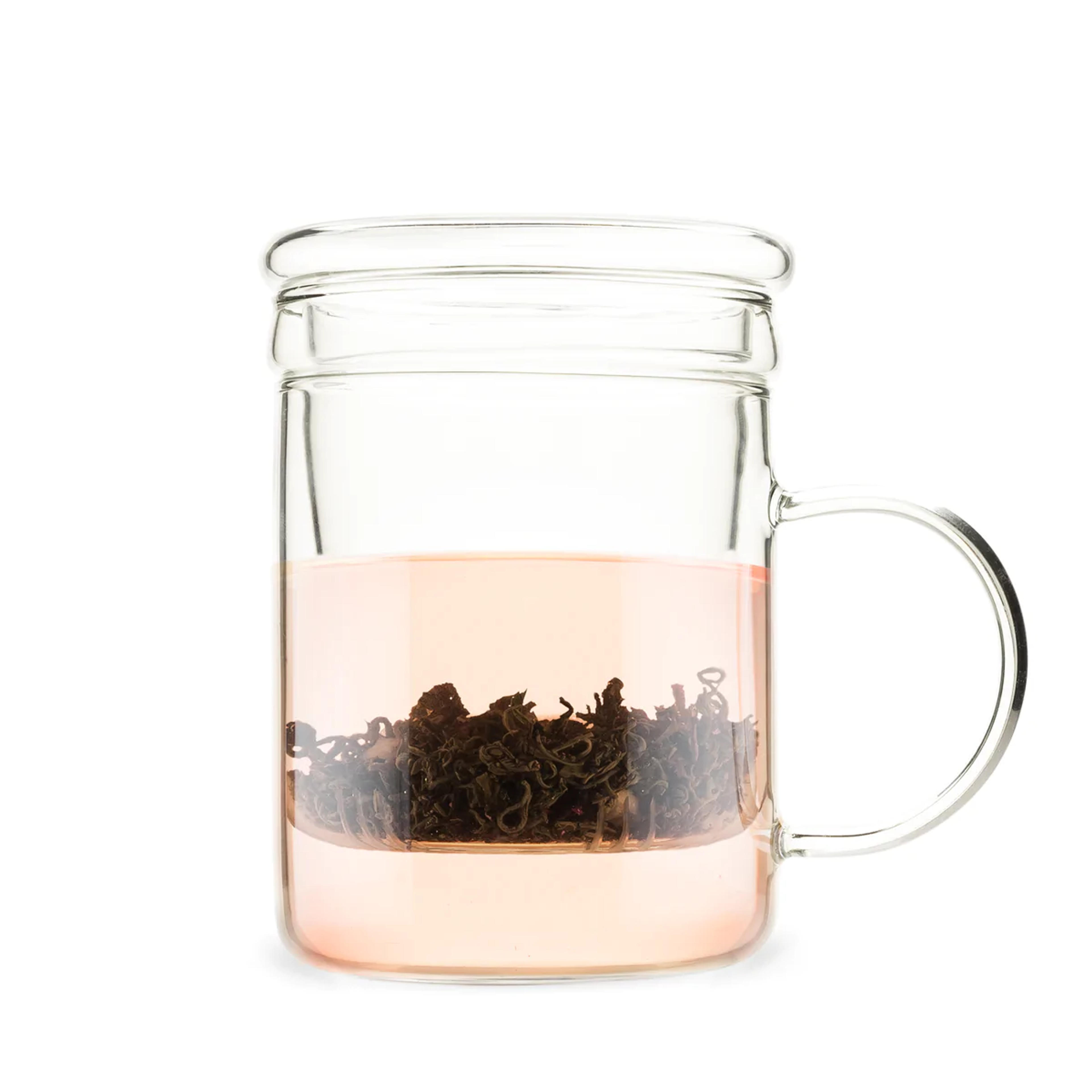 Blake Glass Tea Infuser Mug – Pinky Up Tea