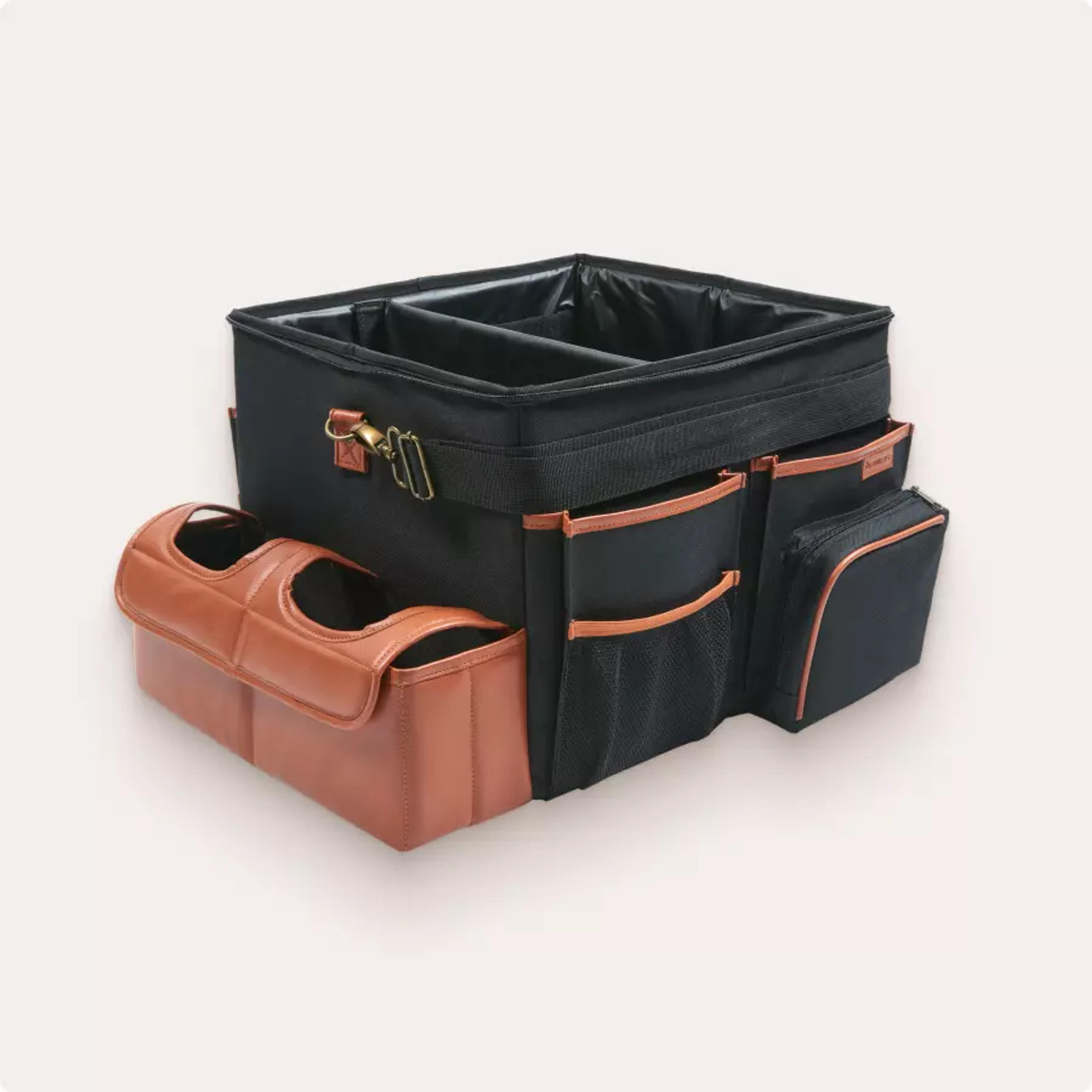 Car Organizer Large-Capacity Waterproof Black Brown Owleys