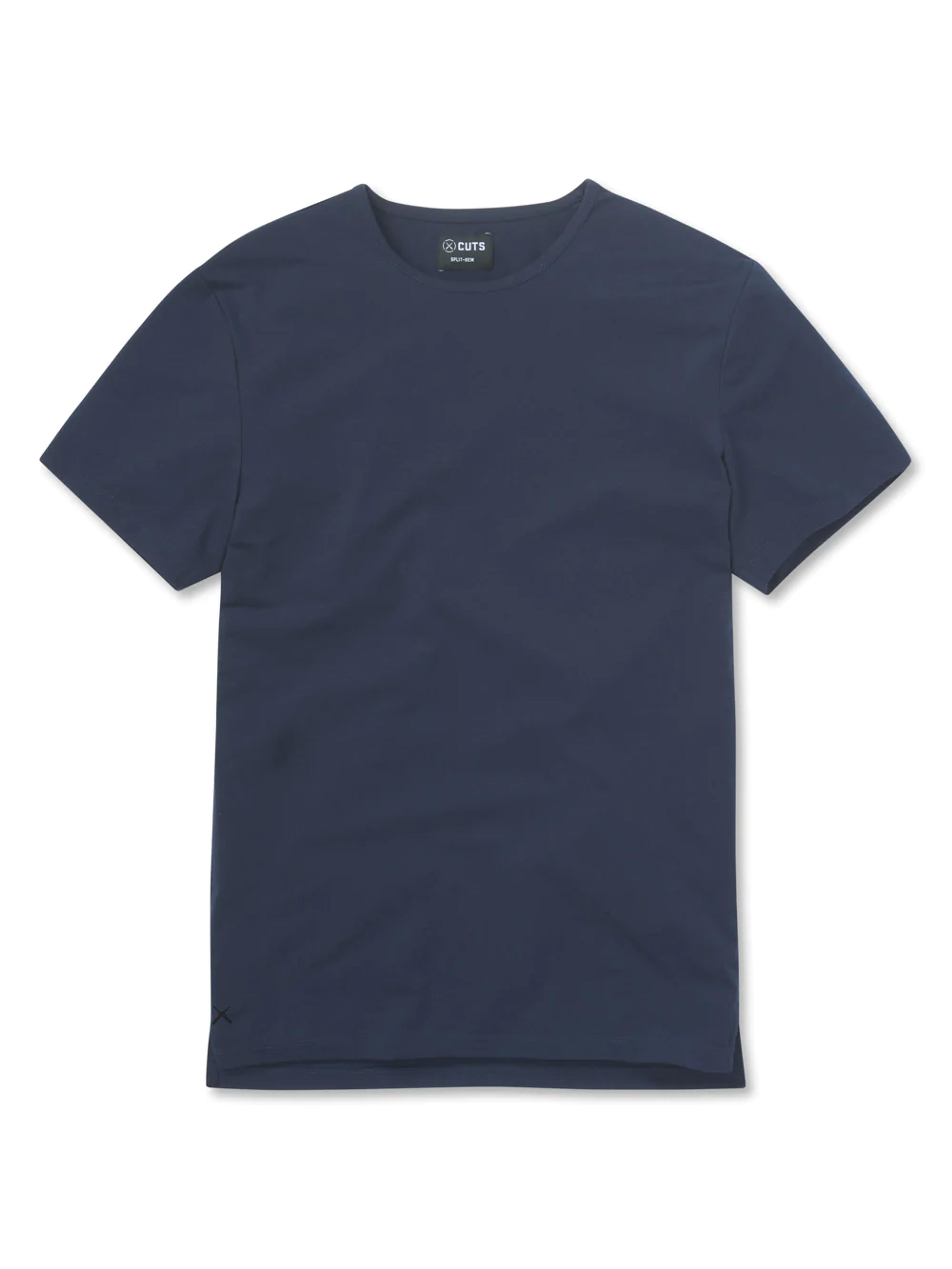 AO Split-Hem Tee | Pacific Blue Trim-fit PYCA Pro®