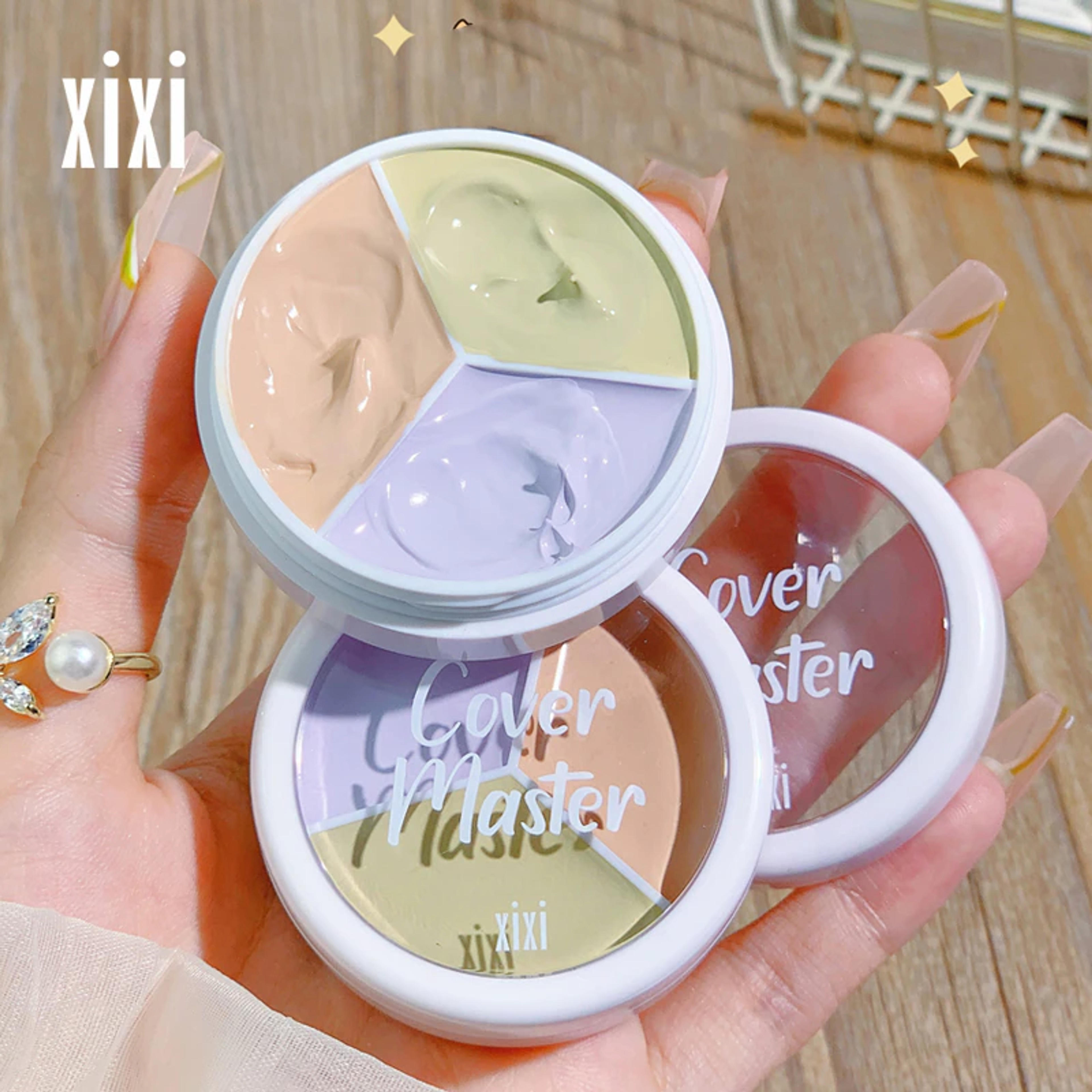 3 Color Concealer Palette Makeup Foundation Cream Waterproof Long Lasting Contour Palette Cover Dark Circles Acne Marks Brighten - Concealer - AliExpress