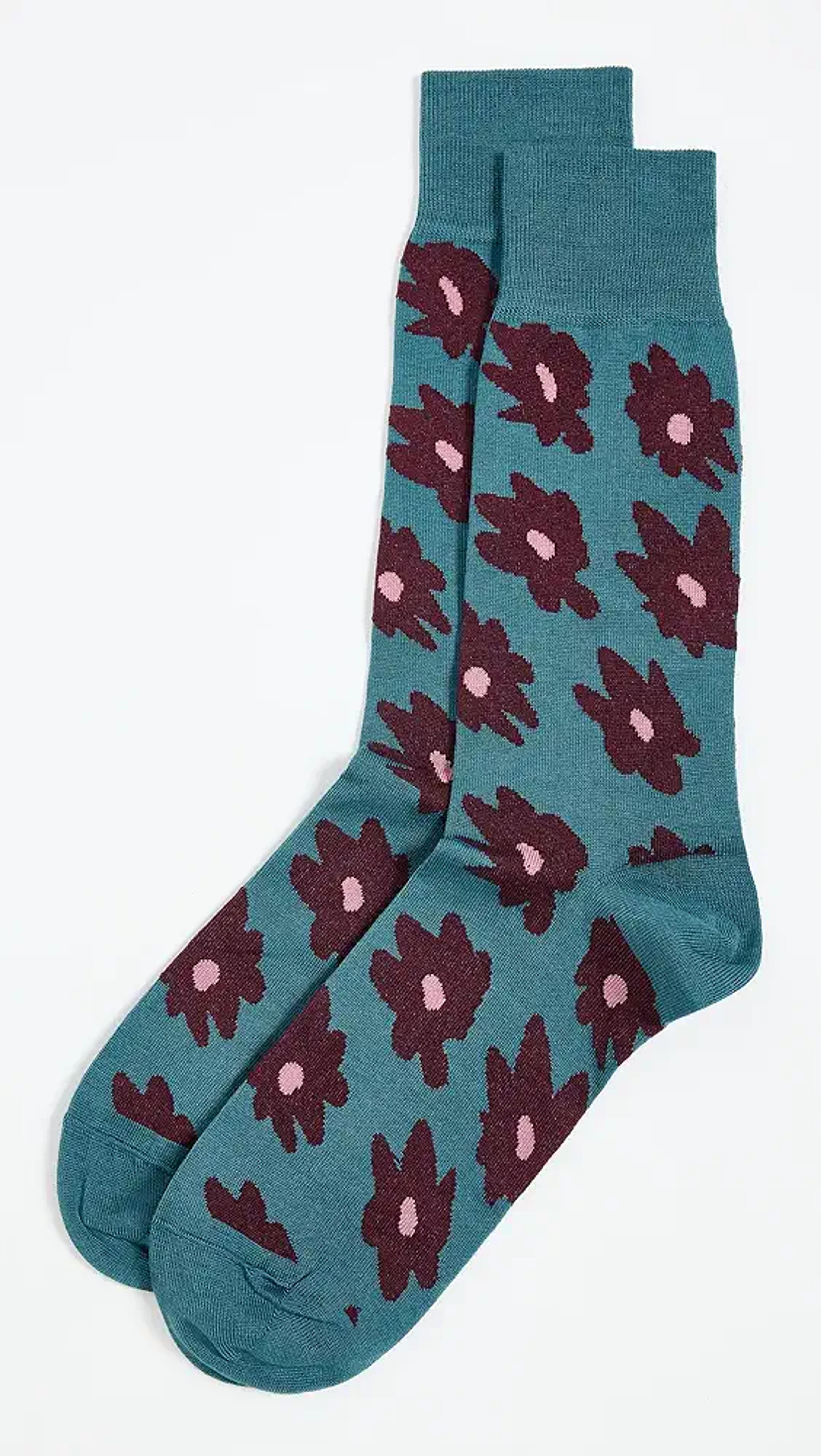 Paul Smith Big Flower Socks | Shopbop