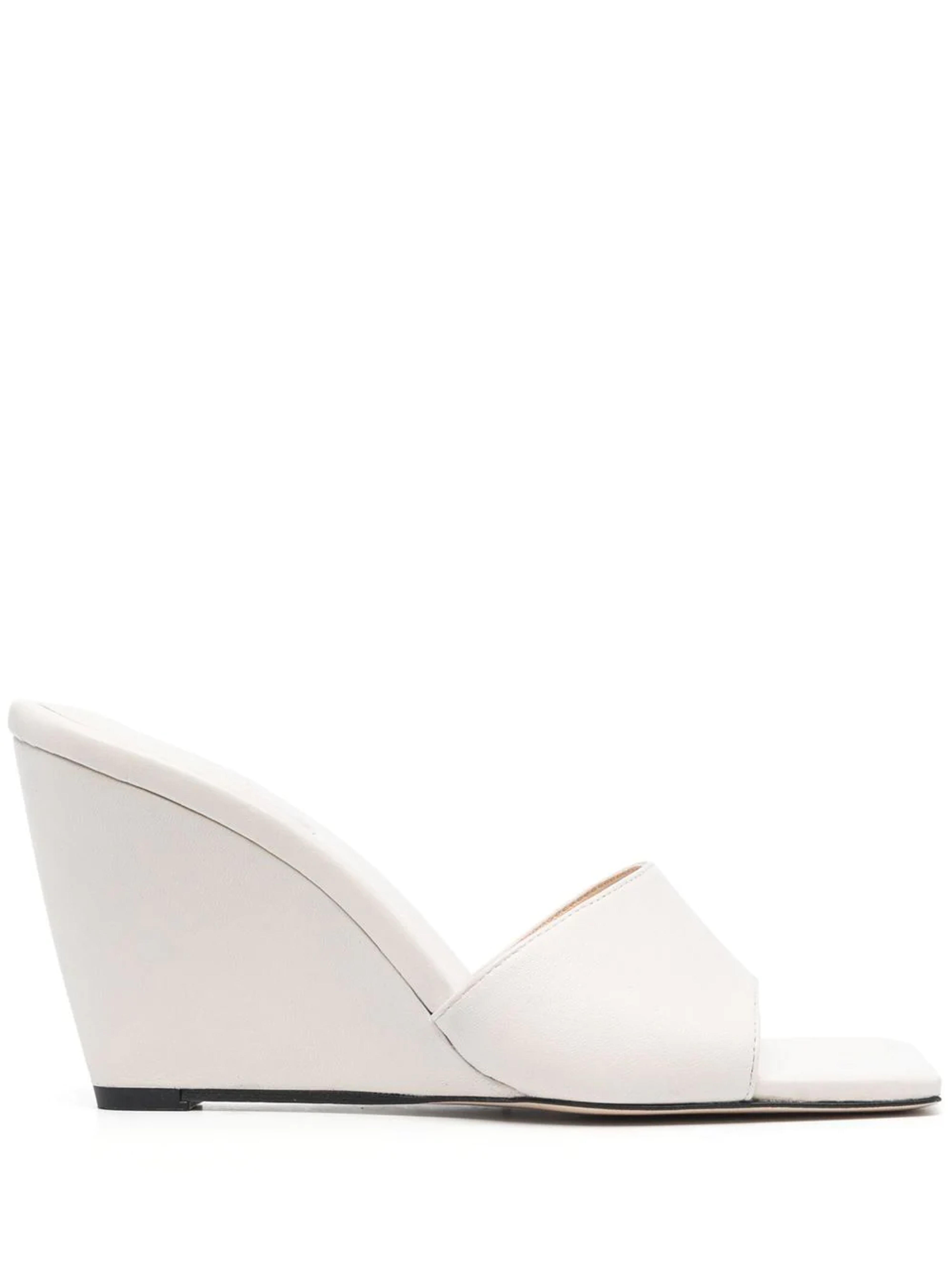 Wandler square-toe 950mm Heeled Mules - Farfetch