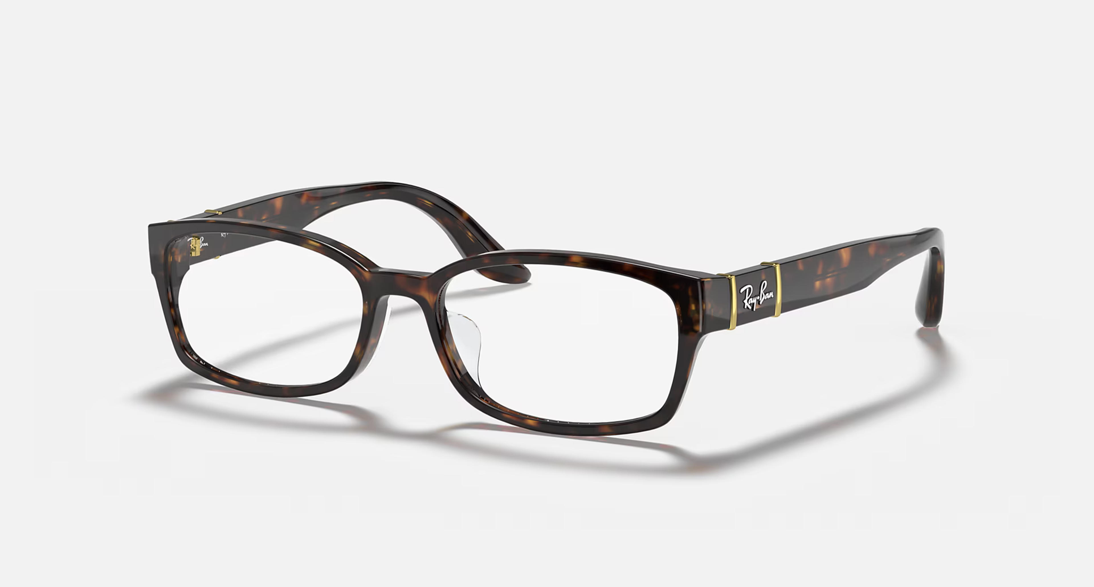 Les lunettes de vue Rb5198 Optics avec monture Écaille - RB5198 | Ray-Ban® BE