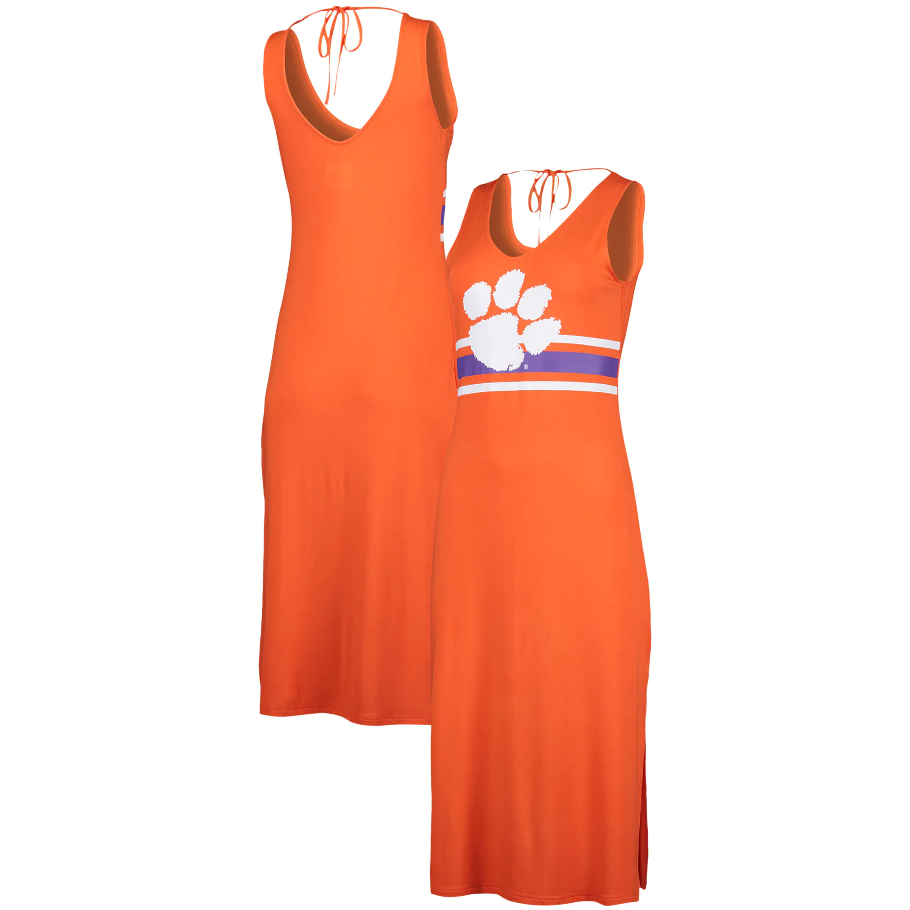Clemson Tigers G-III 4Her by Carl Banks Women's Opening Day Maxi Dress - Orange