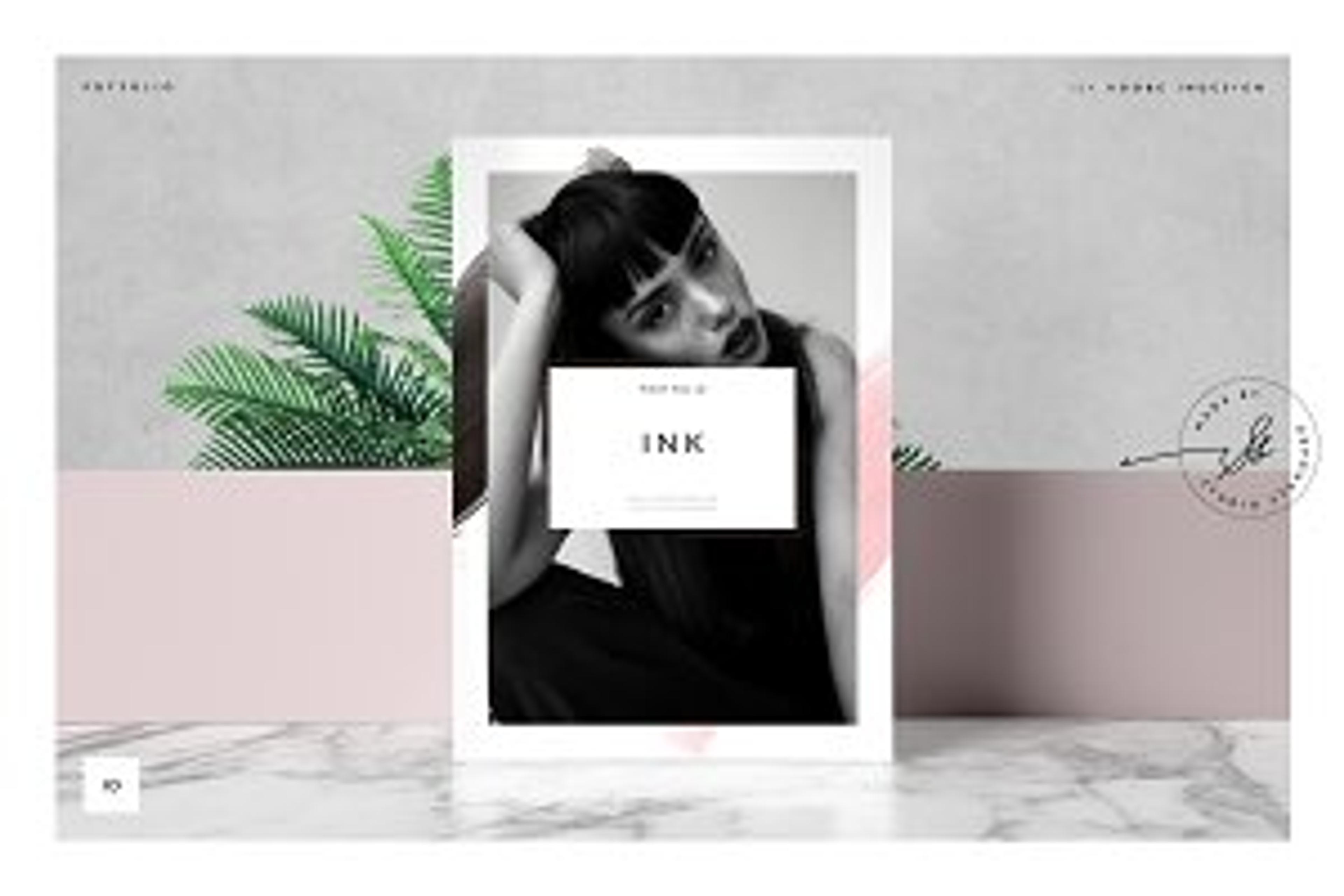 INK Portfolio/Brochure | InDesign Templates ~ Creative Market