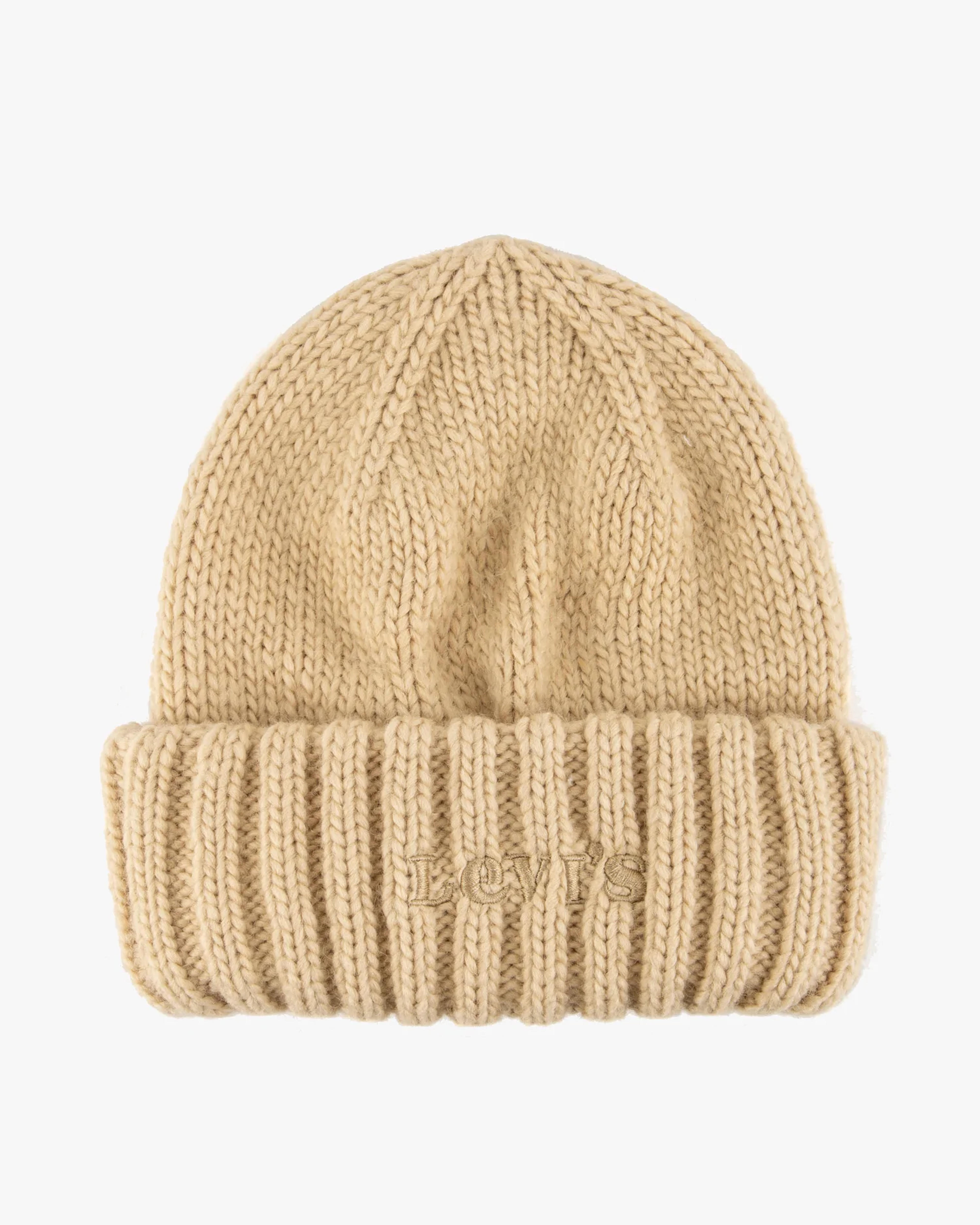 Levi's® Womens Lofty Turn Up Beanie - Light Orange