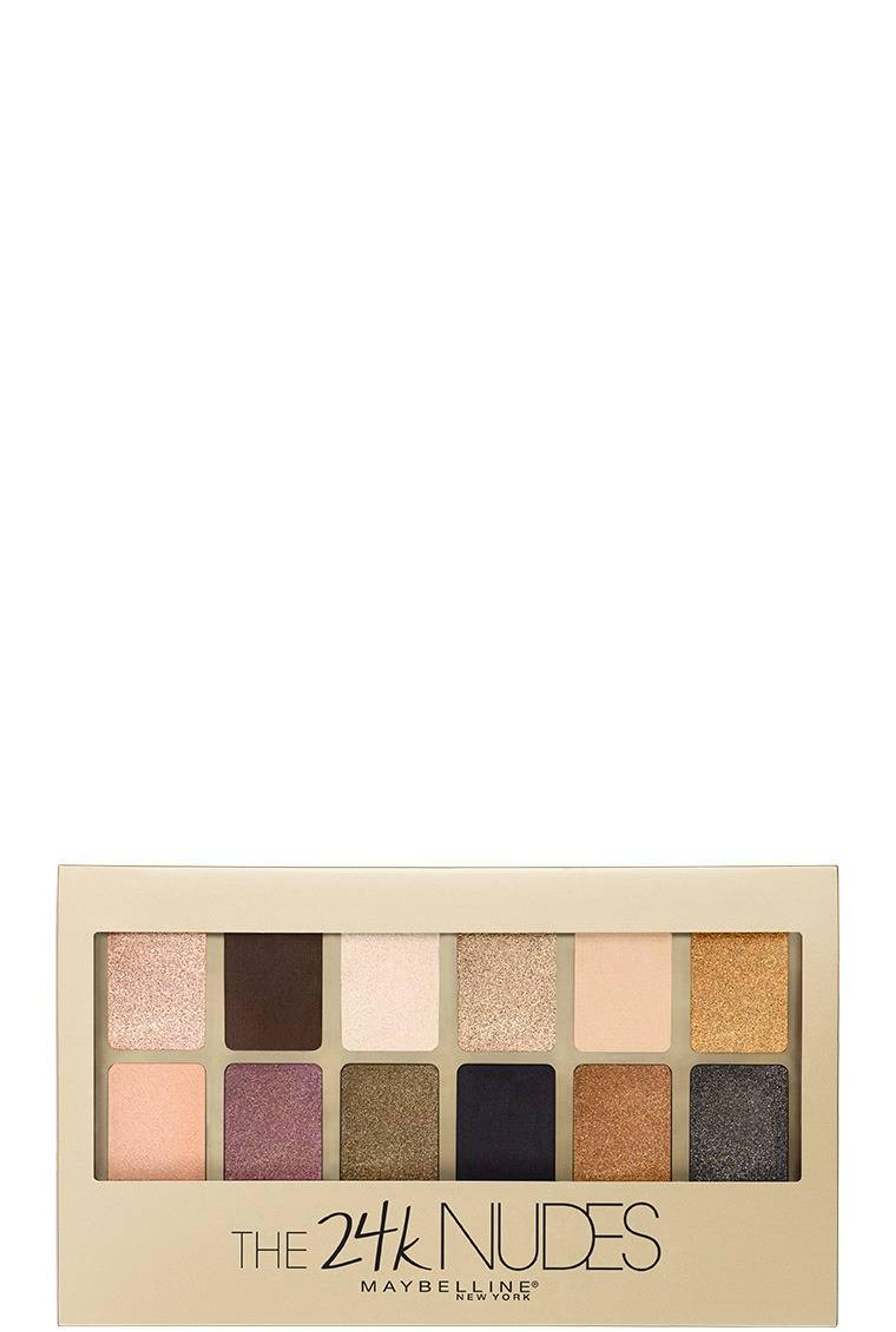 The 24K Nudes Eyeshadow Palette - Eye Makeup - Maybelline