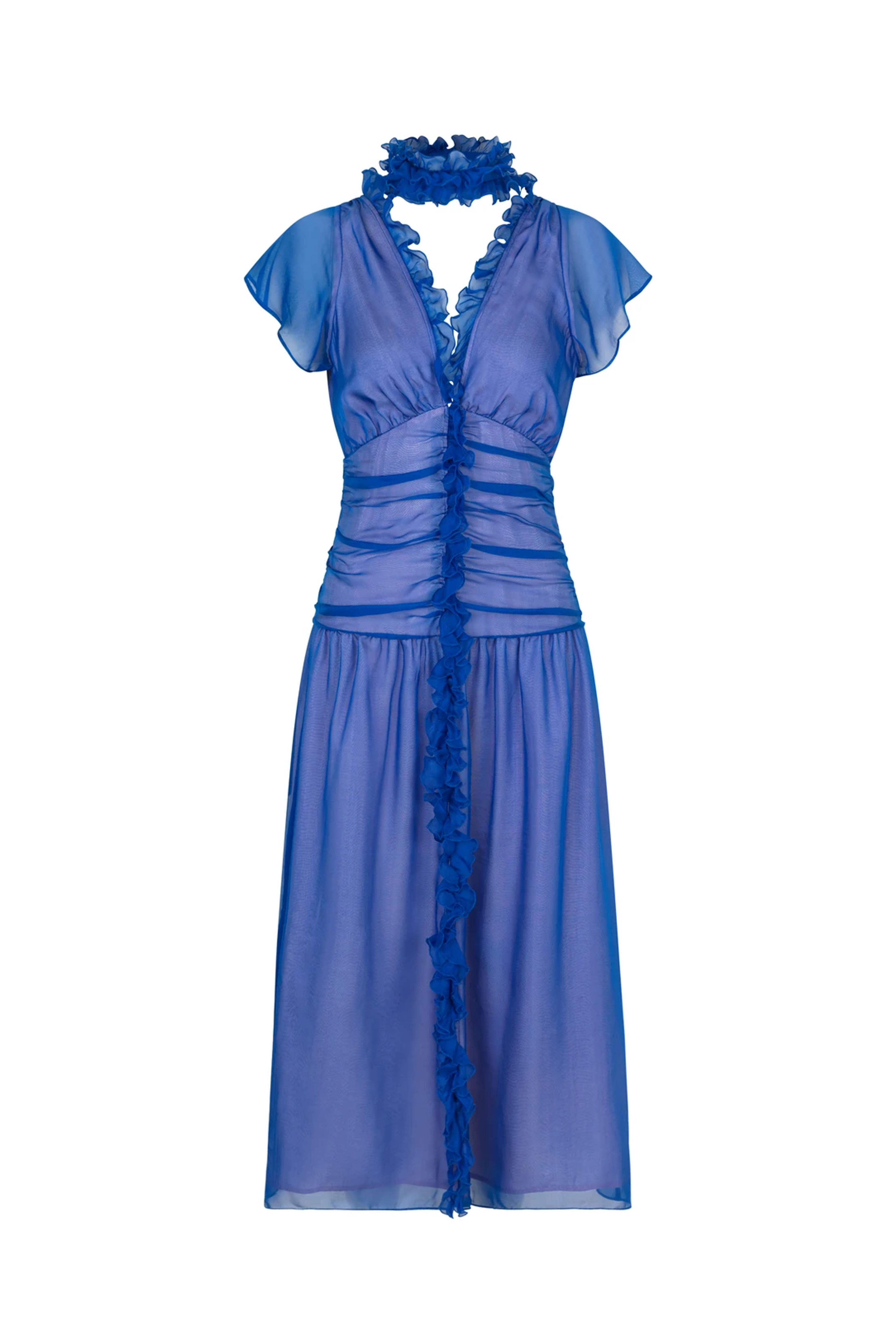 Saks Potts — Blaire Dress — Deep Blue