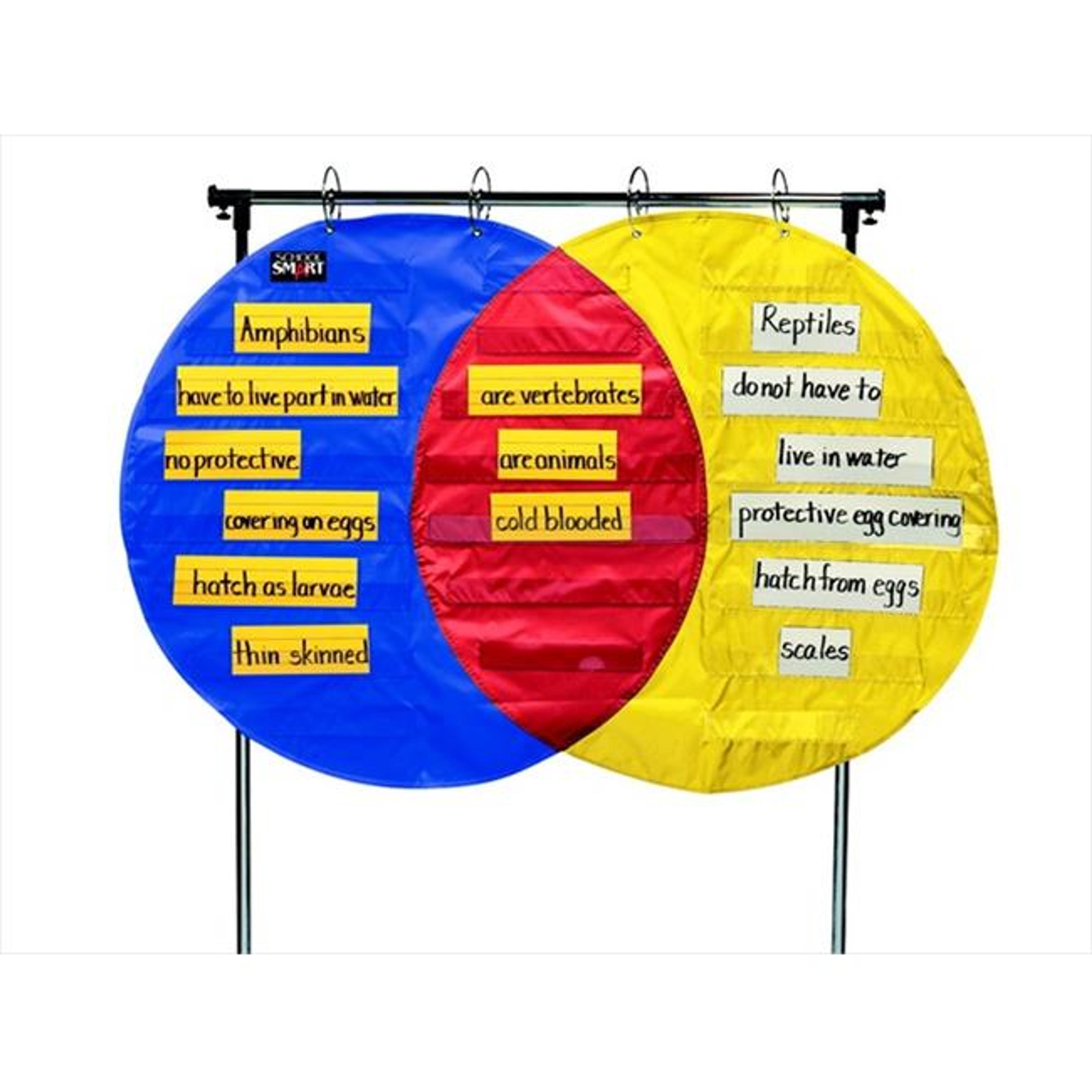 School Smart 085139 Venn Diagram Pocket Chart - Walmart.com