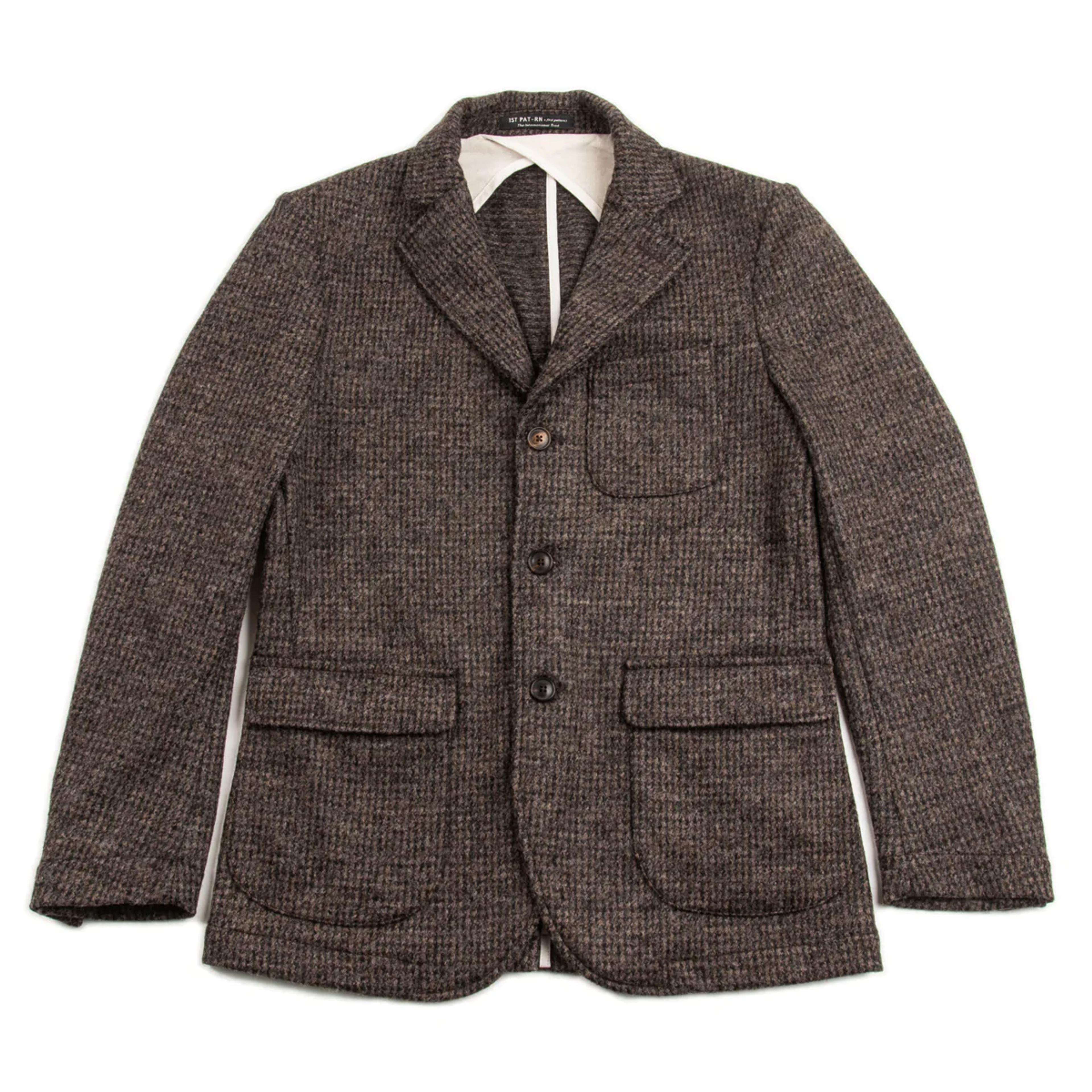 Evans Jacket - Pied De Poule Brown - Medium