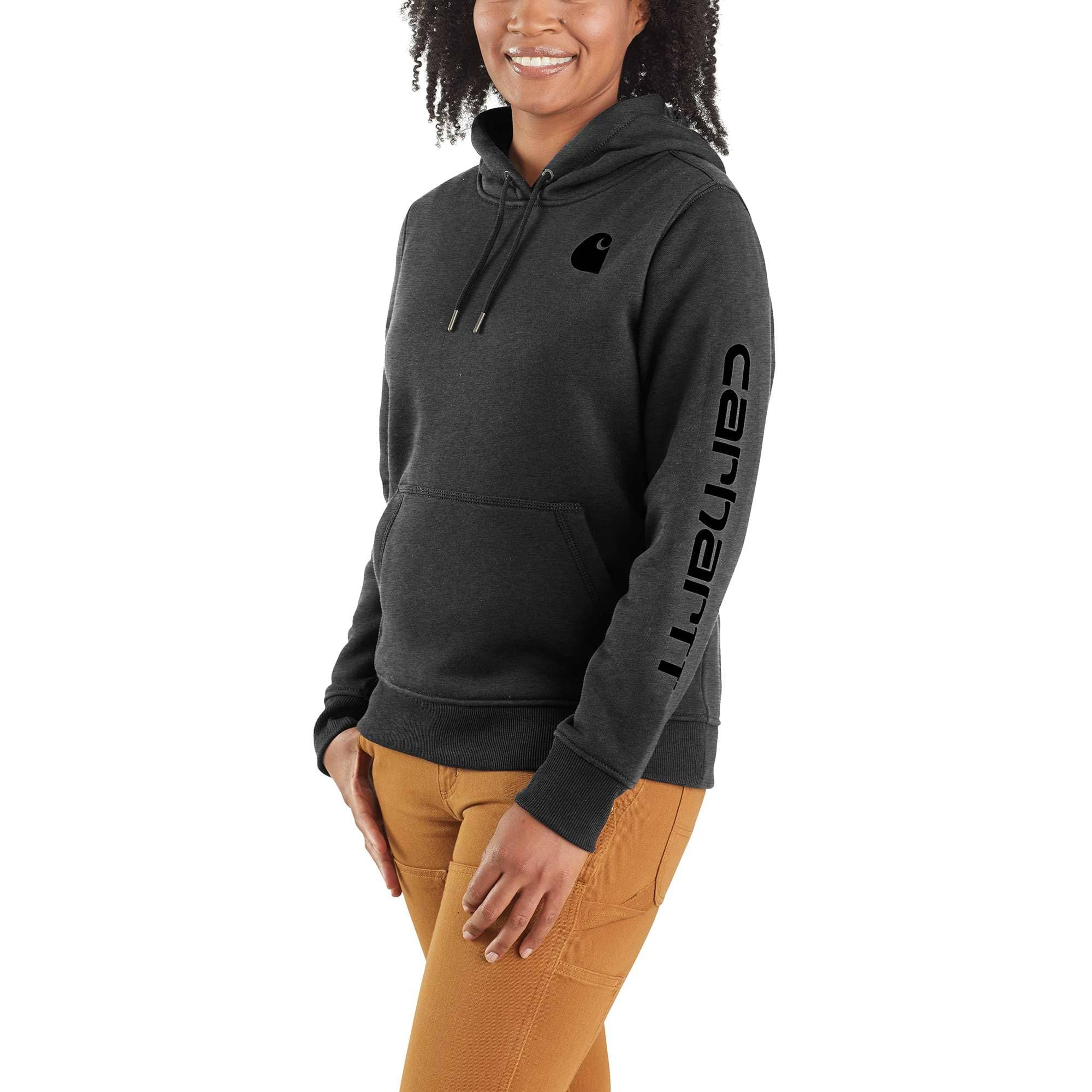 Women's Relaxed Fit Midweight Logo Sleeve Graphic Sweatshirt | Sale | Carhartt