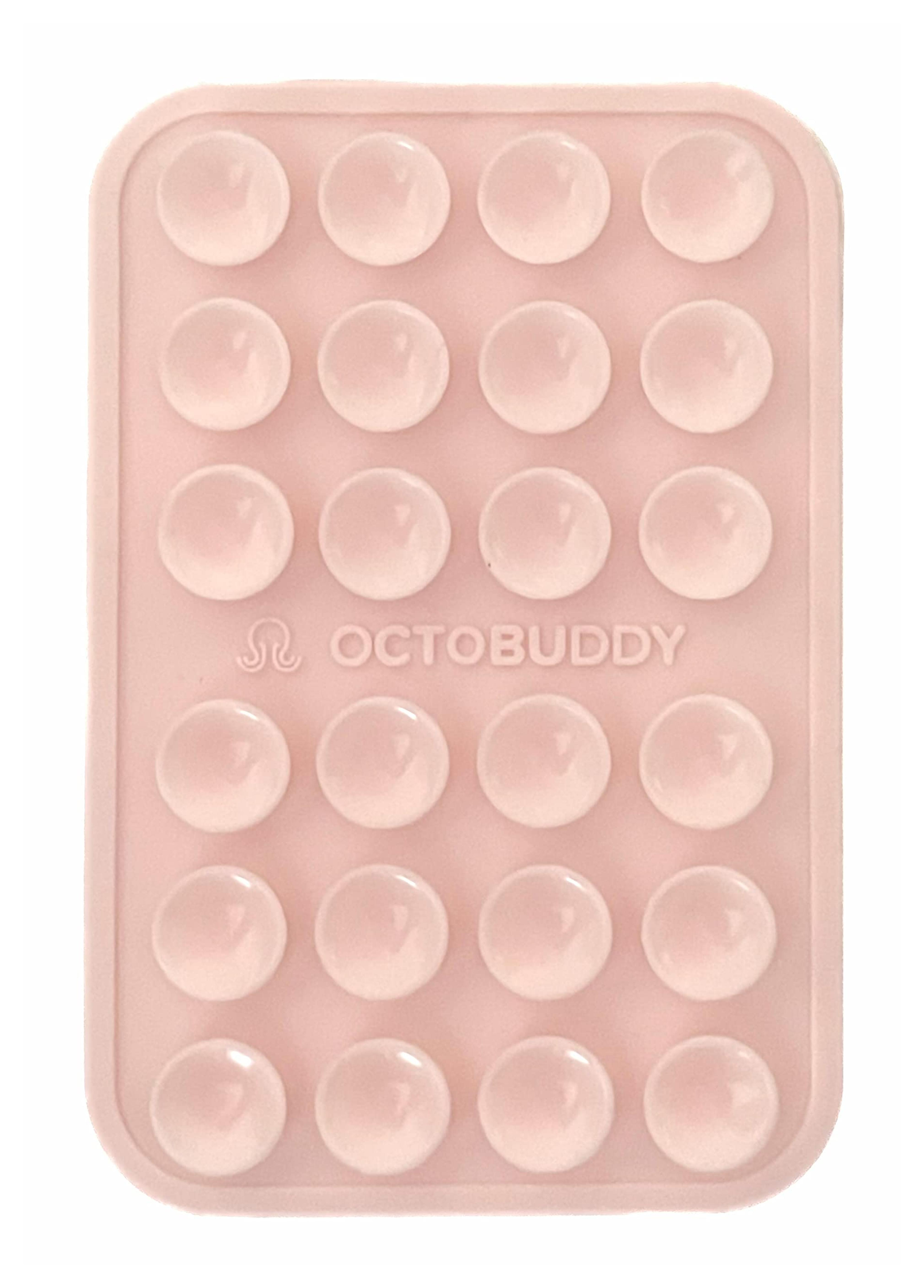 Amazon.com: | OCTOBUDDY | Silicone Suction Phone Case Adhesive Mount | (iPhone and Android Cellphone case Compatible, Hands-Free Mobile Accessory Holder for Selfies and Videos) Fidget Toy (Chalk Pink) : Cell Phones & Accessories