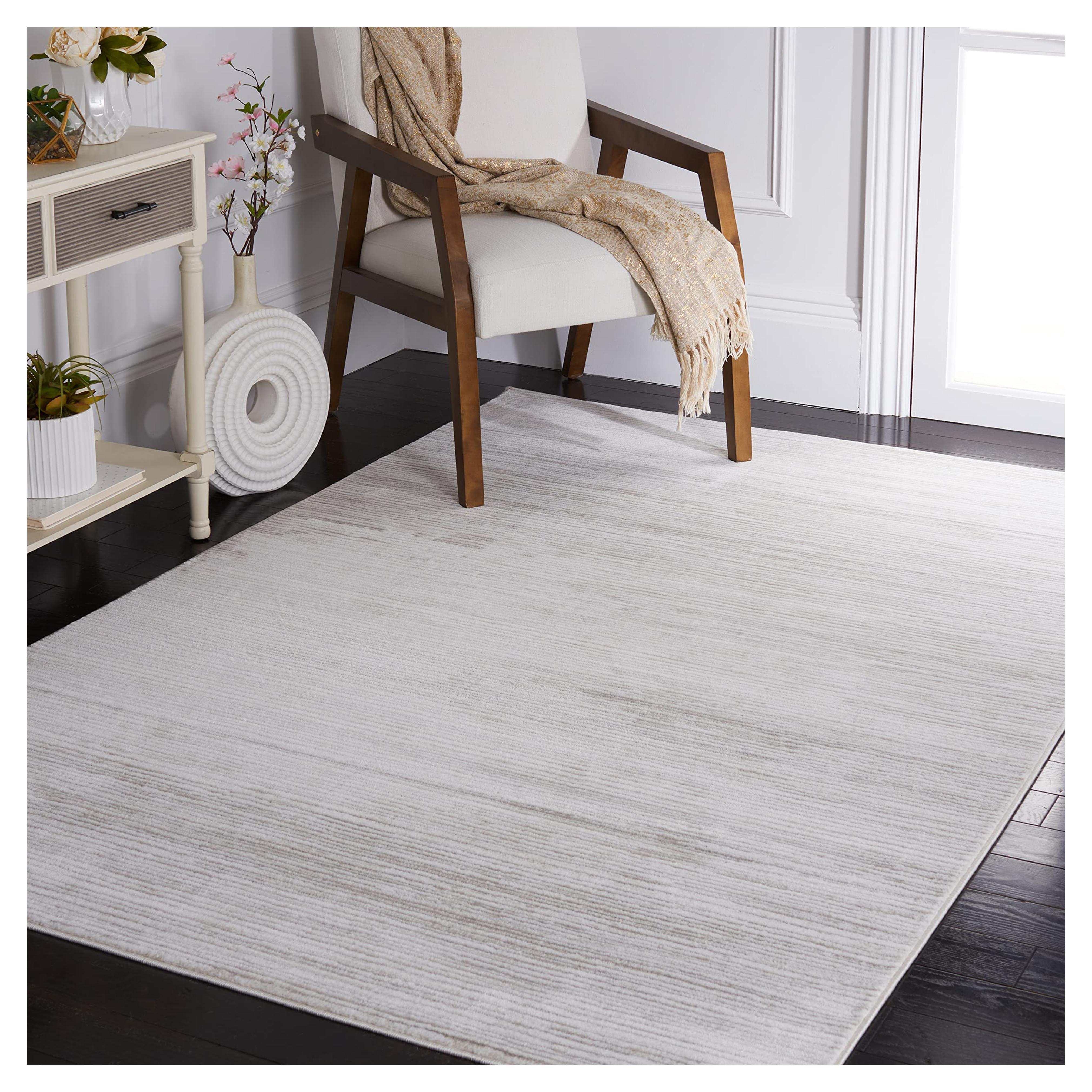 Amazon.com: SAFAVIEH Vision Collection 5 feet 1 inch x 7 feet 6 inch Ivory Grey / - VSN606K Modern Ombre Tonal Chic Non-Shedding Living Room Dining Bedroom Area Rug : Home & Kitchen