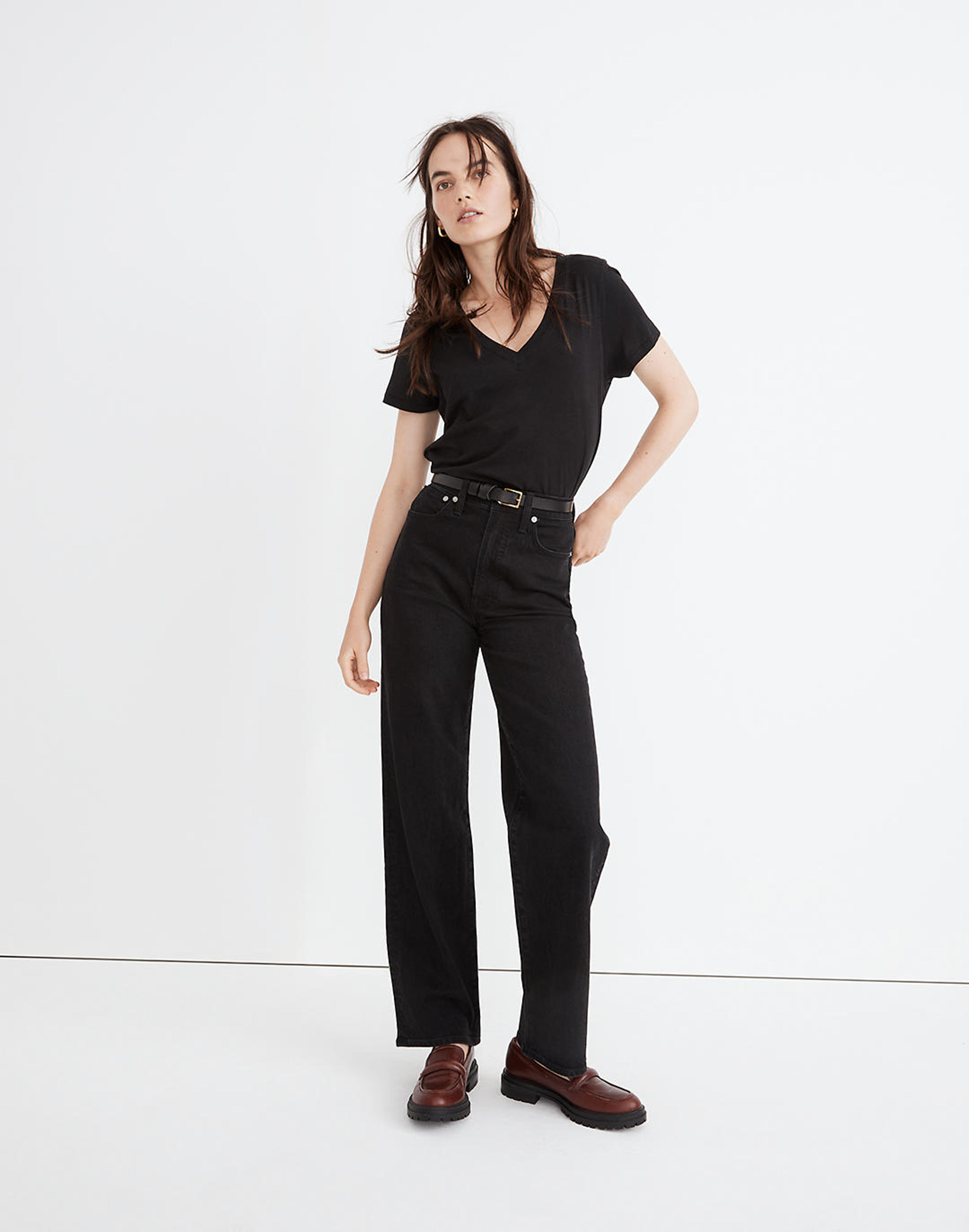 The Tall Perfect Vintage Wide-Leg Jean in Belmere Wash