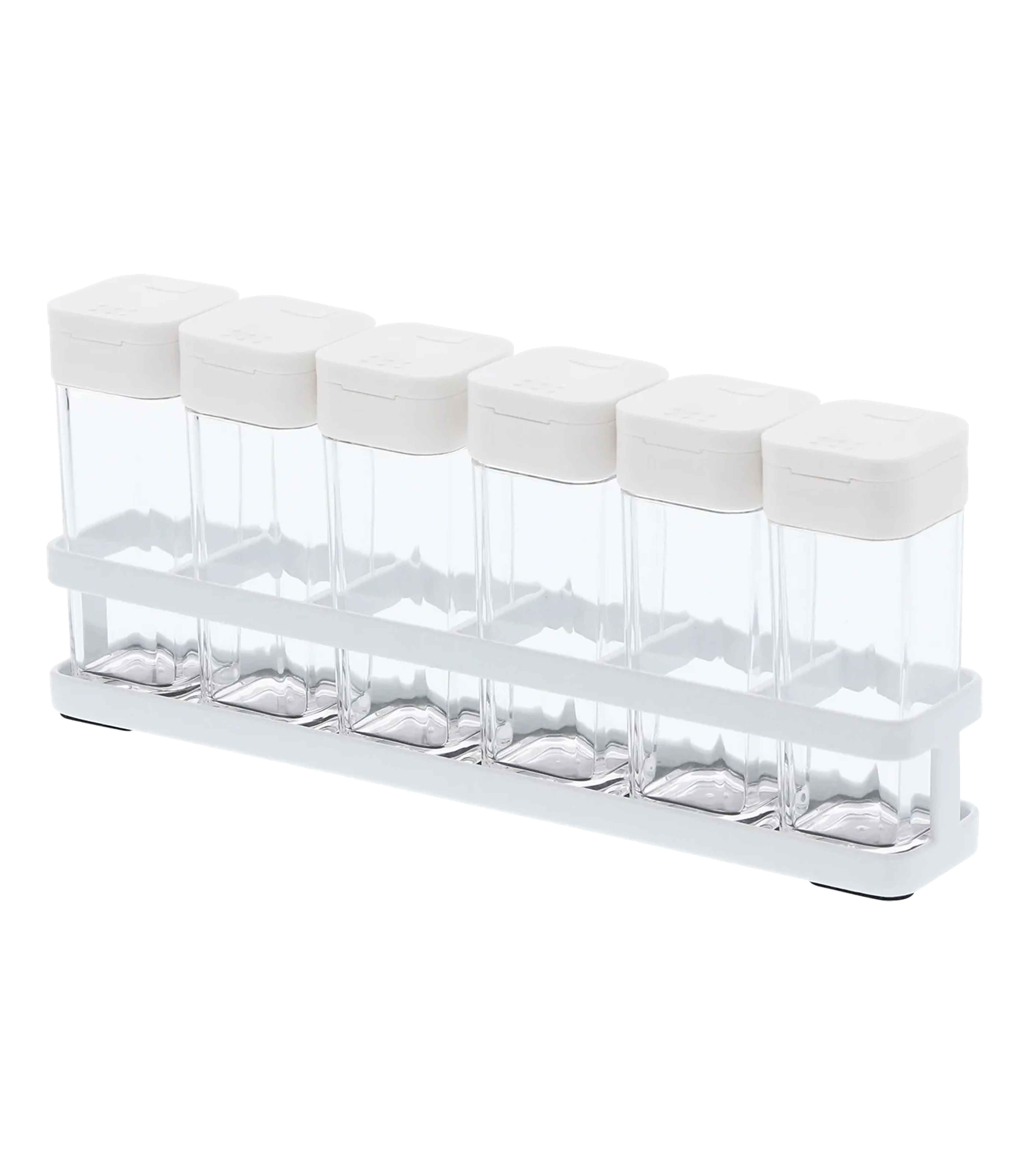 Spice Rack with Shakers - White