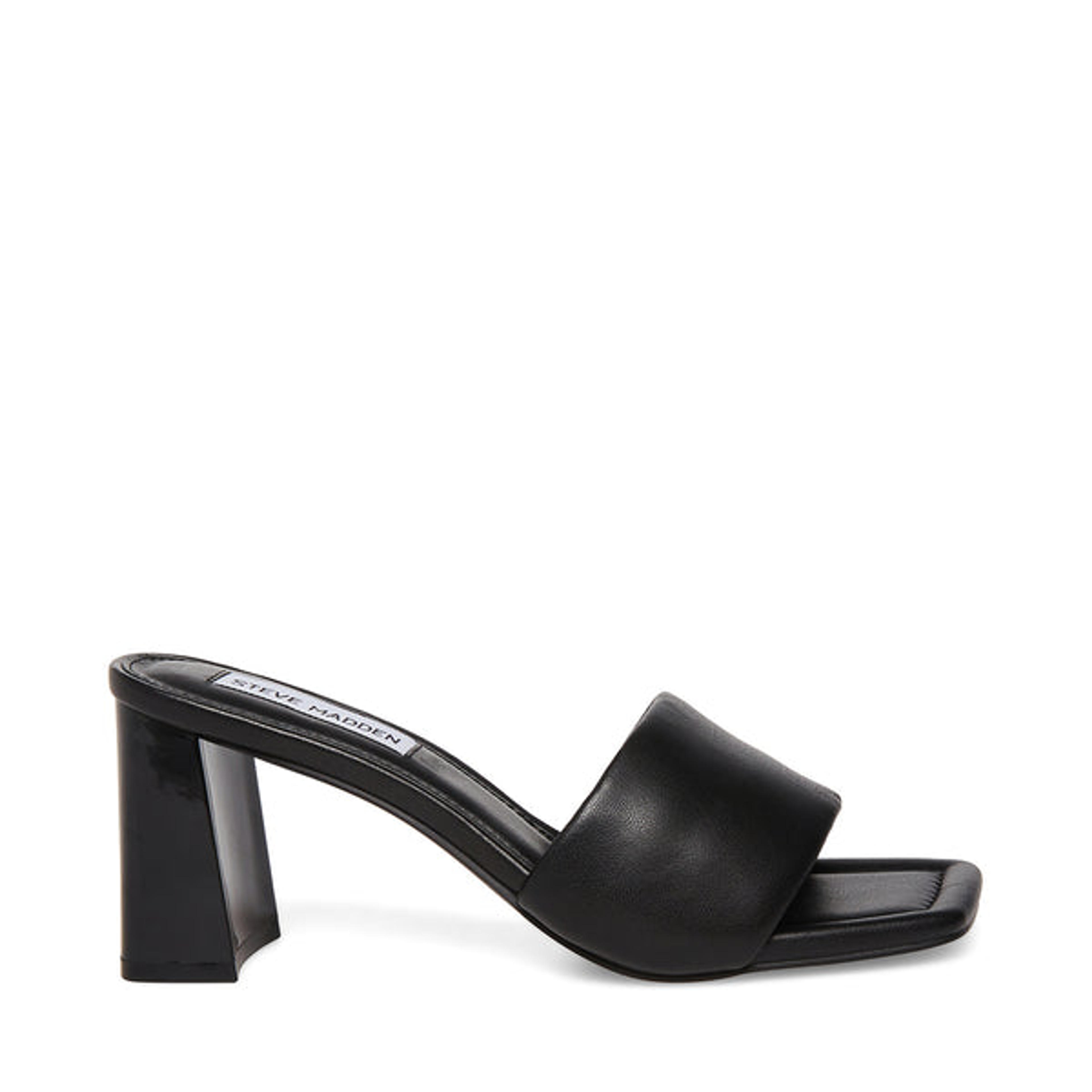 LEXIE Black Sandals | Women's Black Designer Sandals – Steve Madden