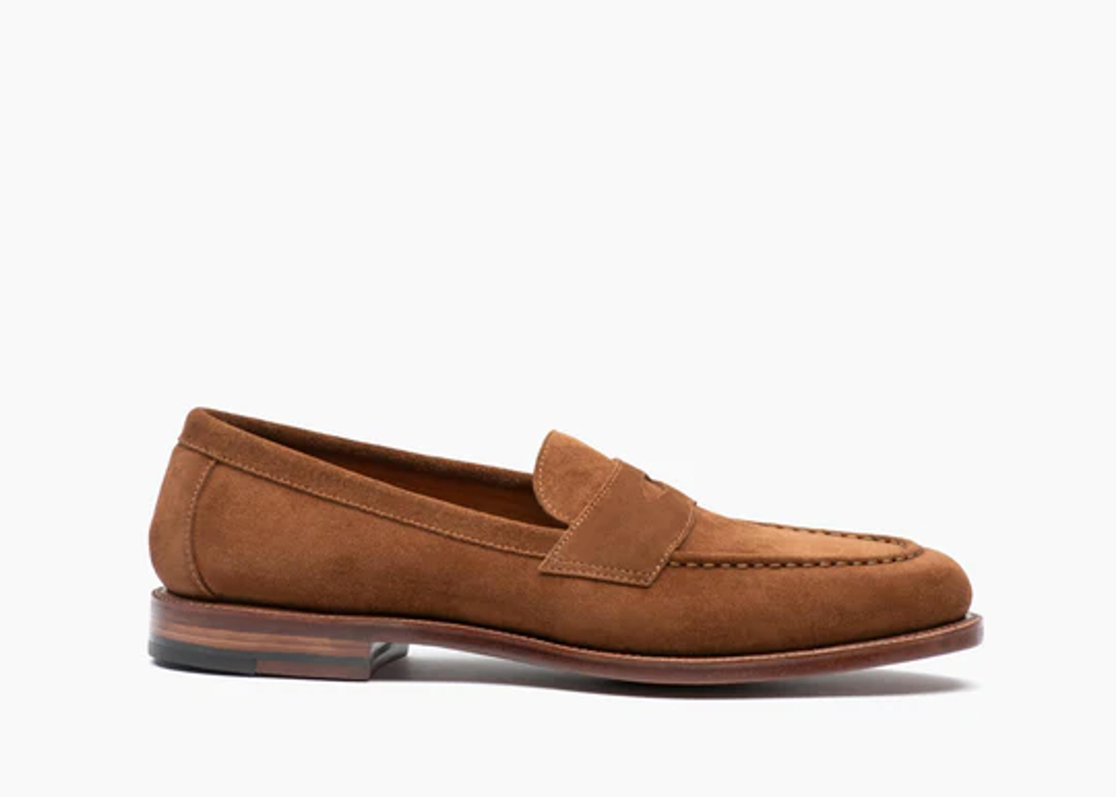 Traveler Penny Bourbon Suede – Grant Stone