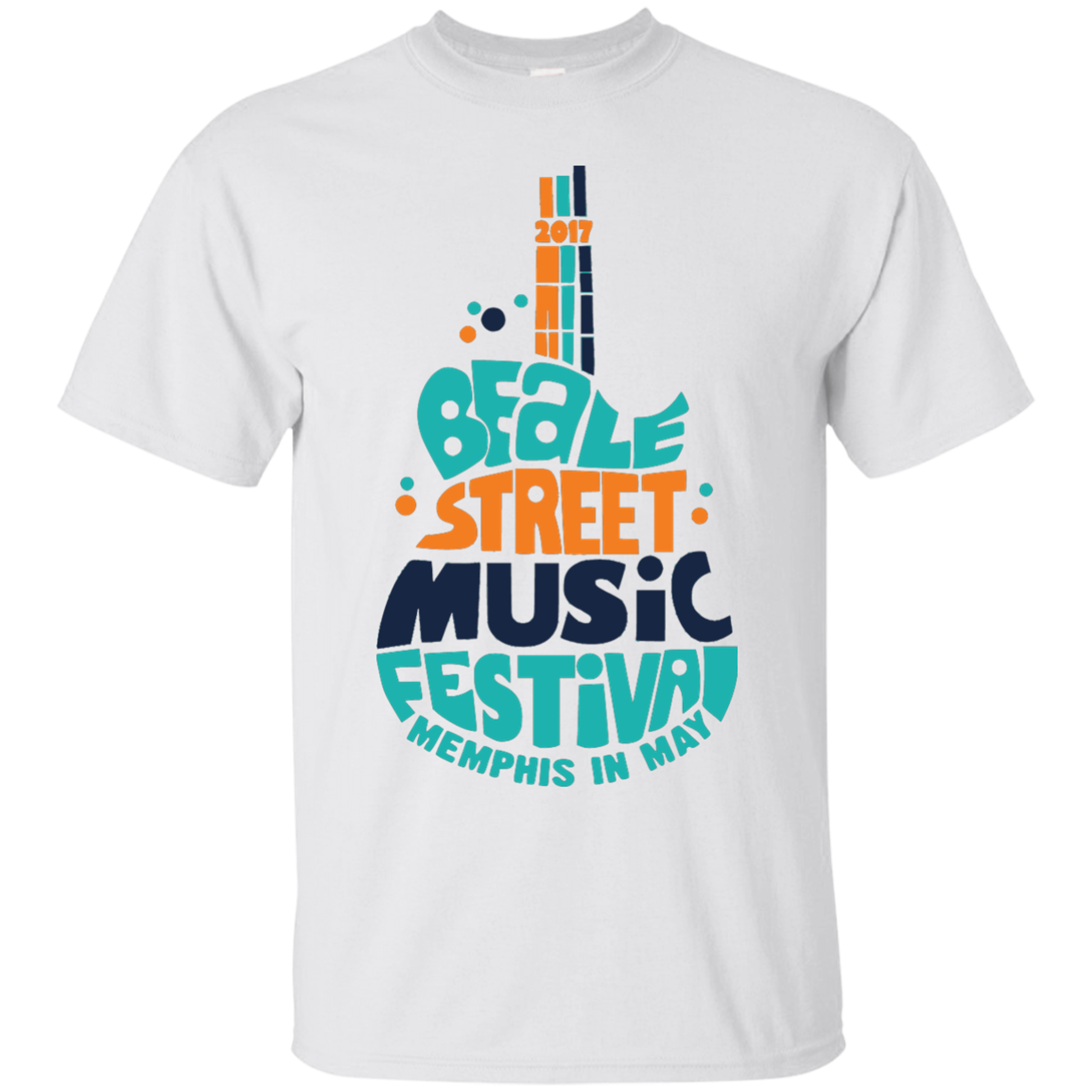 Beale Street Music Festival Memphis in May shirt - Ladies Custom 100% Cotton T-Shirt / Purple / Medium