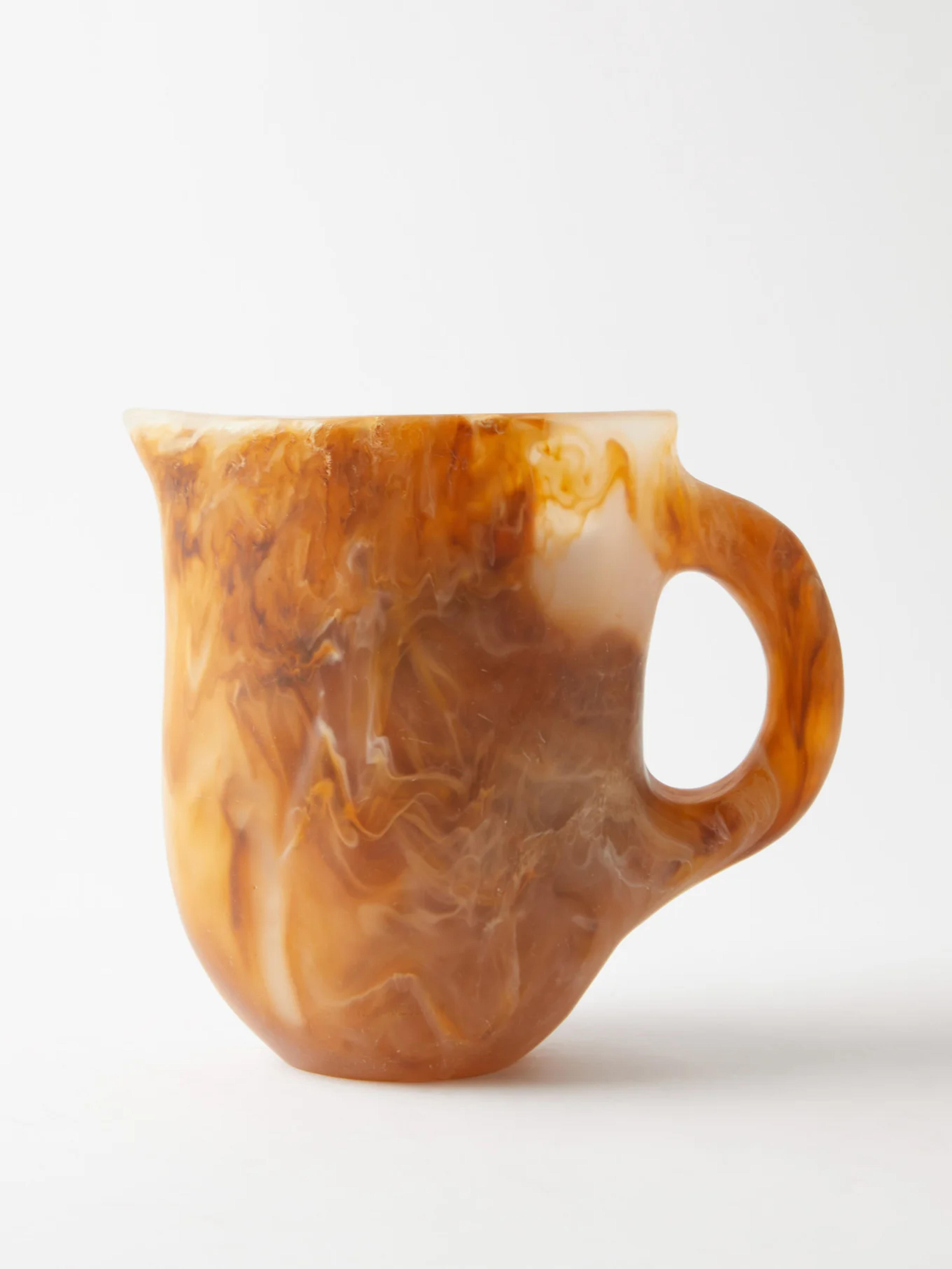 Brown Rock large marbled-resin jug | Dinosaur Designs | MATCHESFASHION US