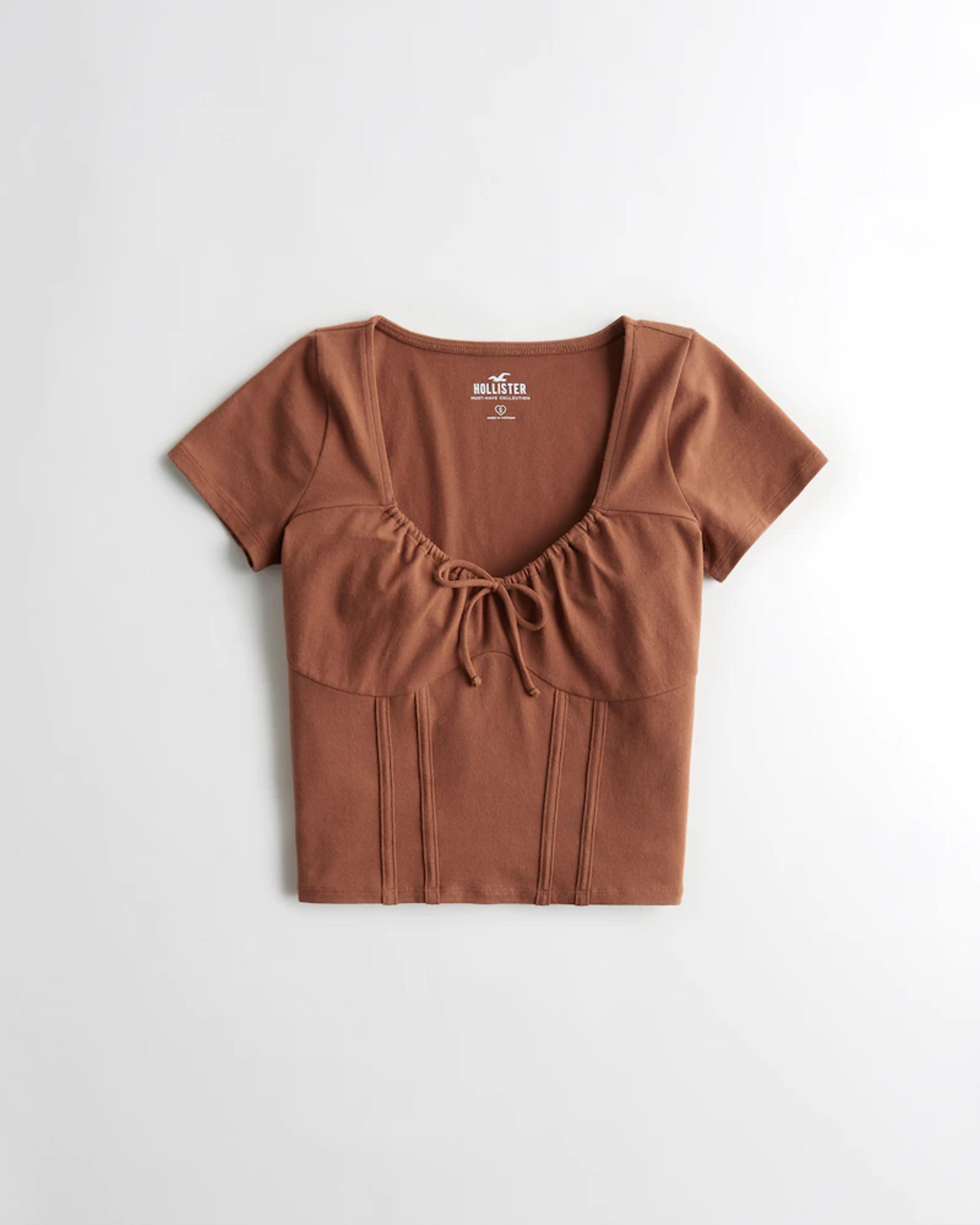 Women's Seamed Cinch Top | Women's Tops | HollisterCo.com