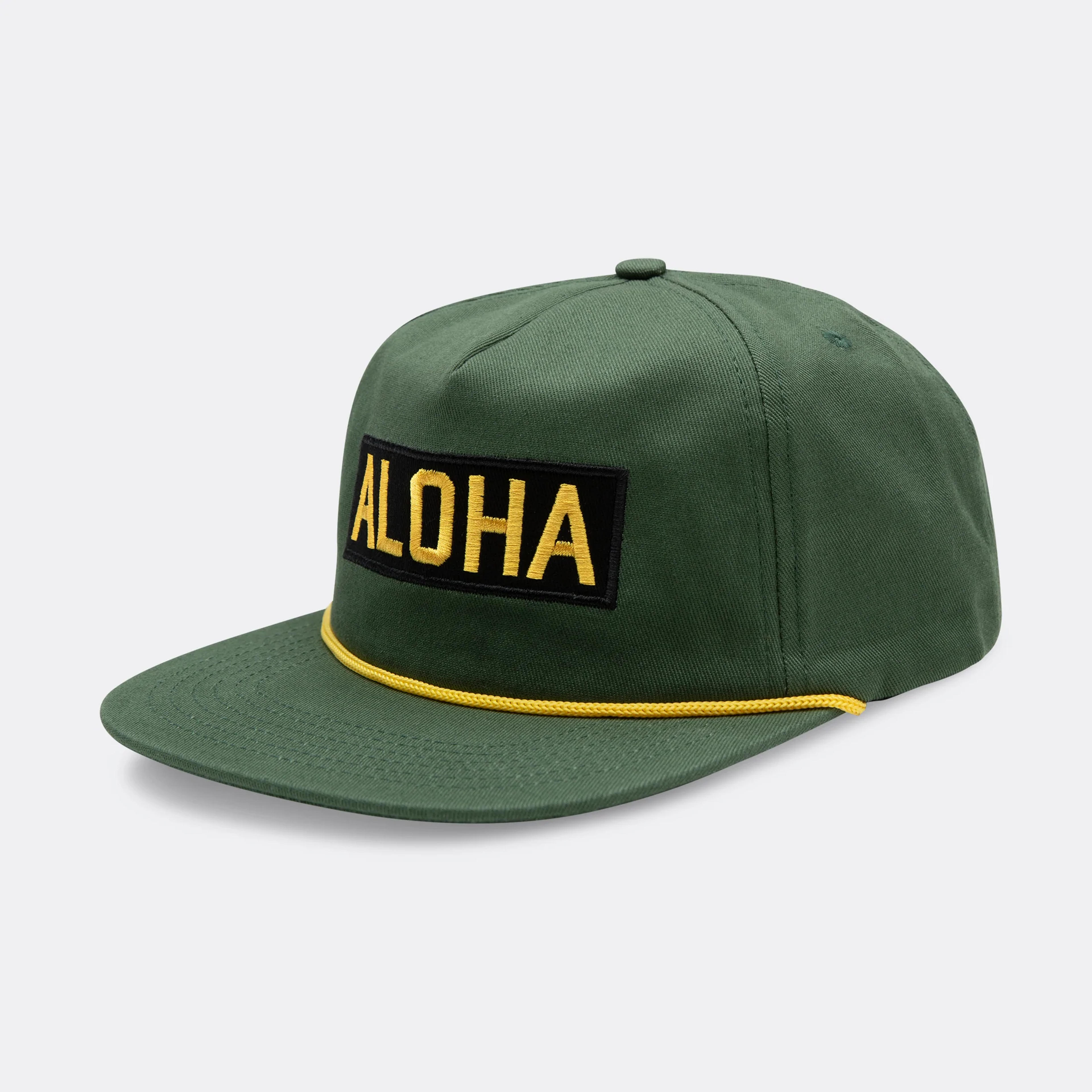 Aloha Snapback - Olive