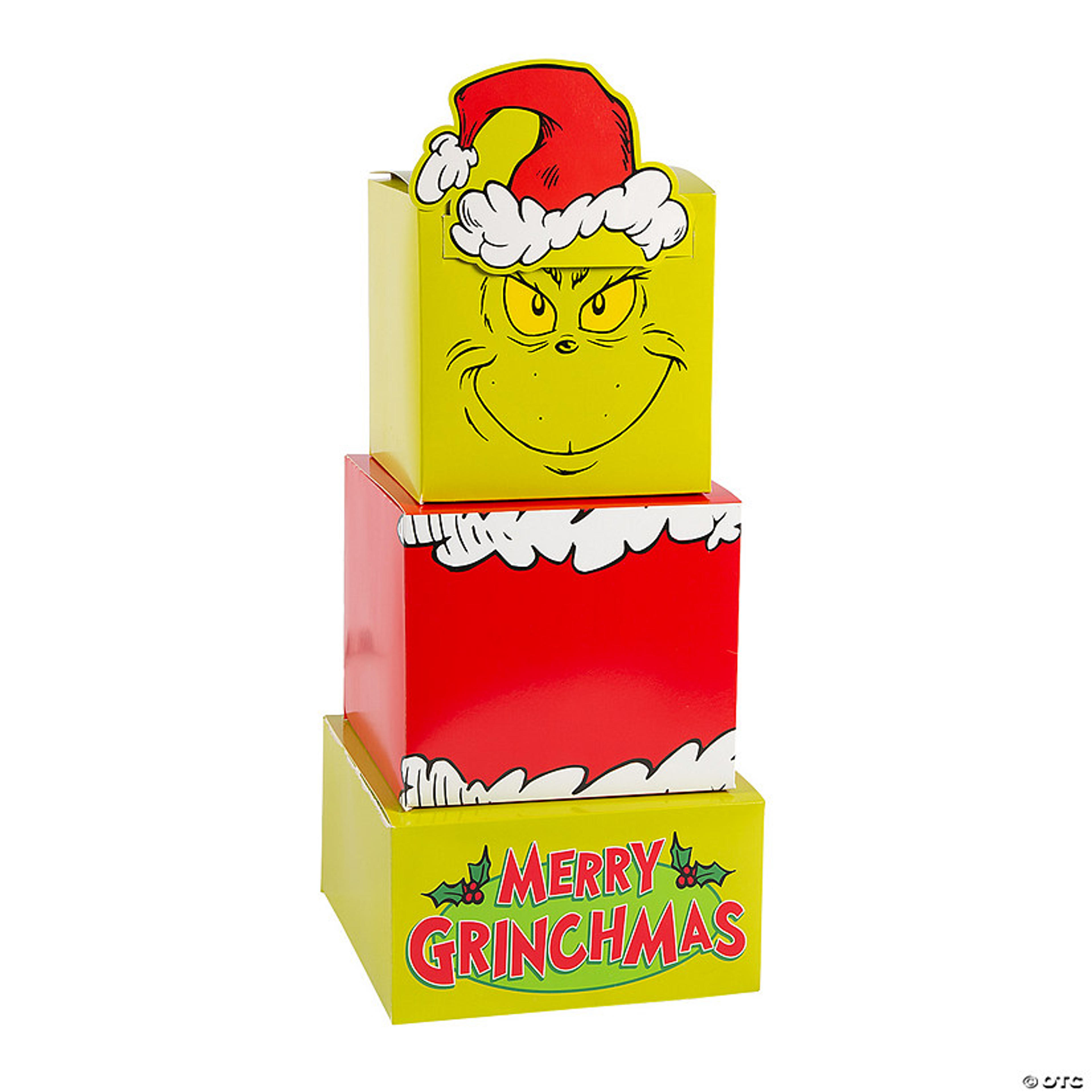 Dr. Seuss™ The Grinch Christmas Stacking Gift Box Set - 3 Pc. | Oriental Trading