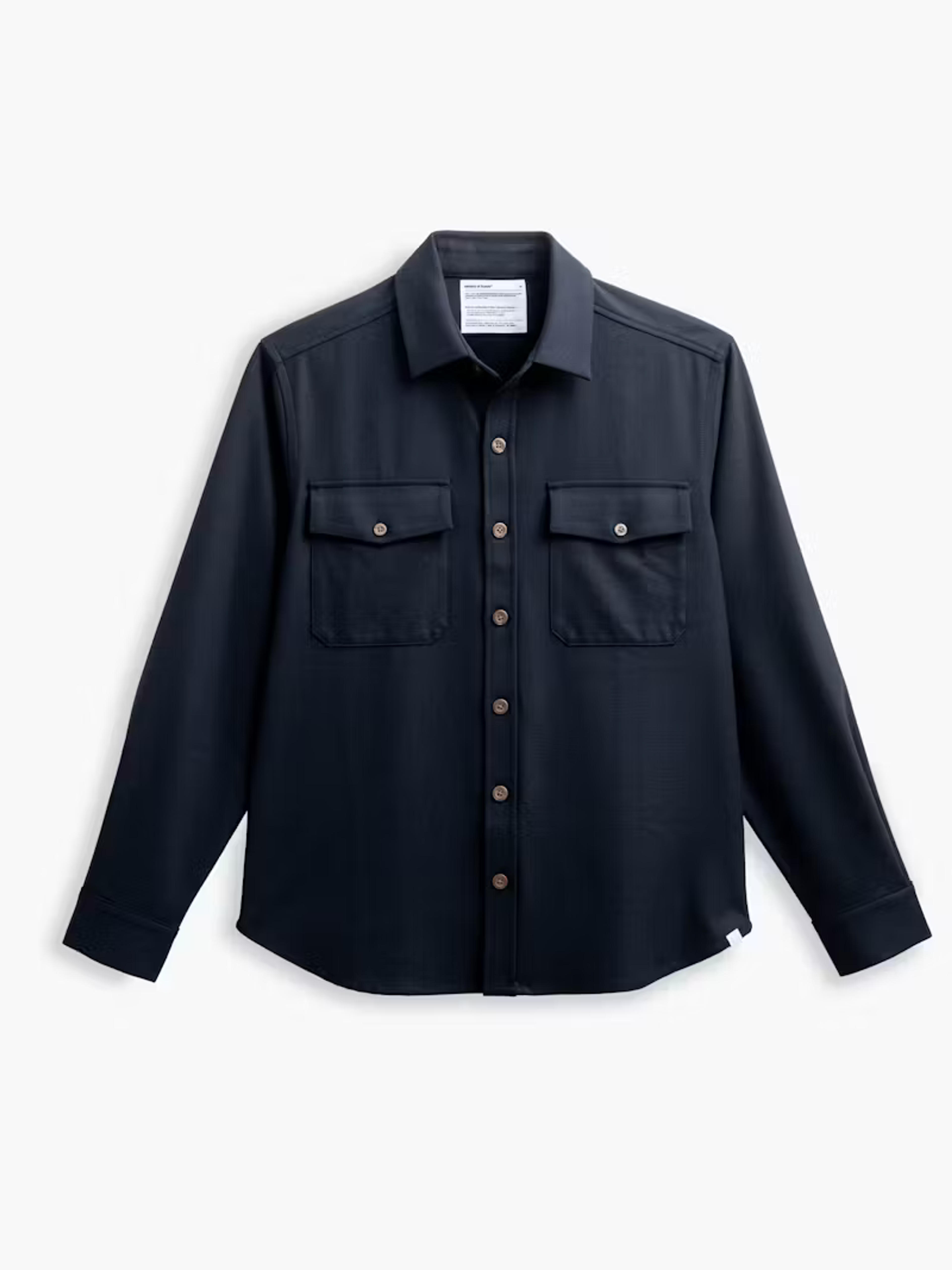 Charcoal Heather Men's Fusion Overshirt | Ministry of Supply