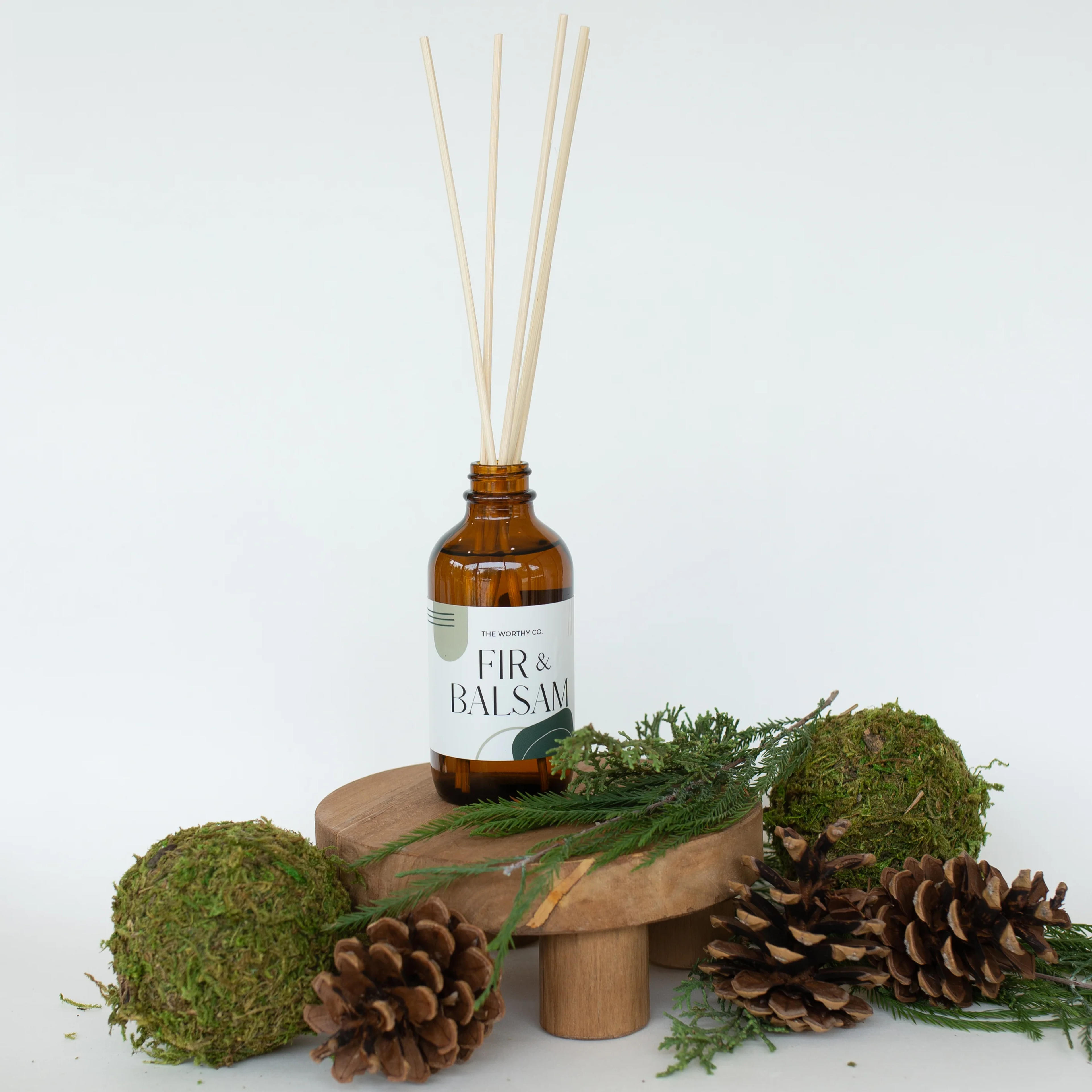 Reed Diffuser: Fir + Balsam – The Worthy Co