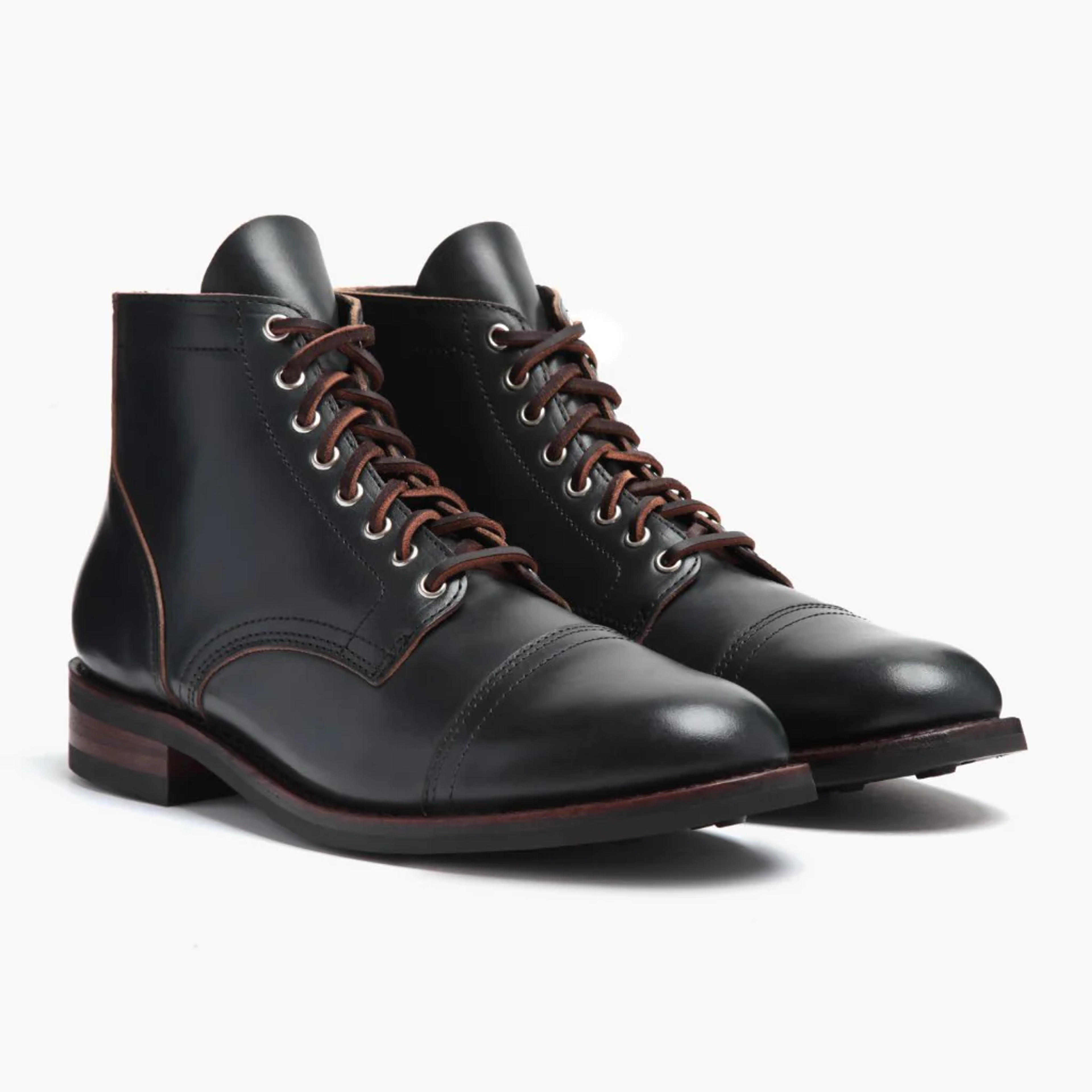 Men's Vanguard Lace-Up Boot In Indigo Leather - Thursday Boot Company