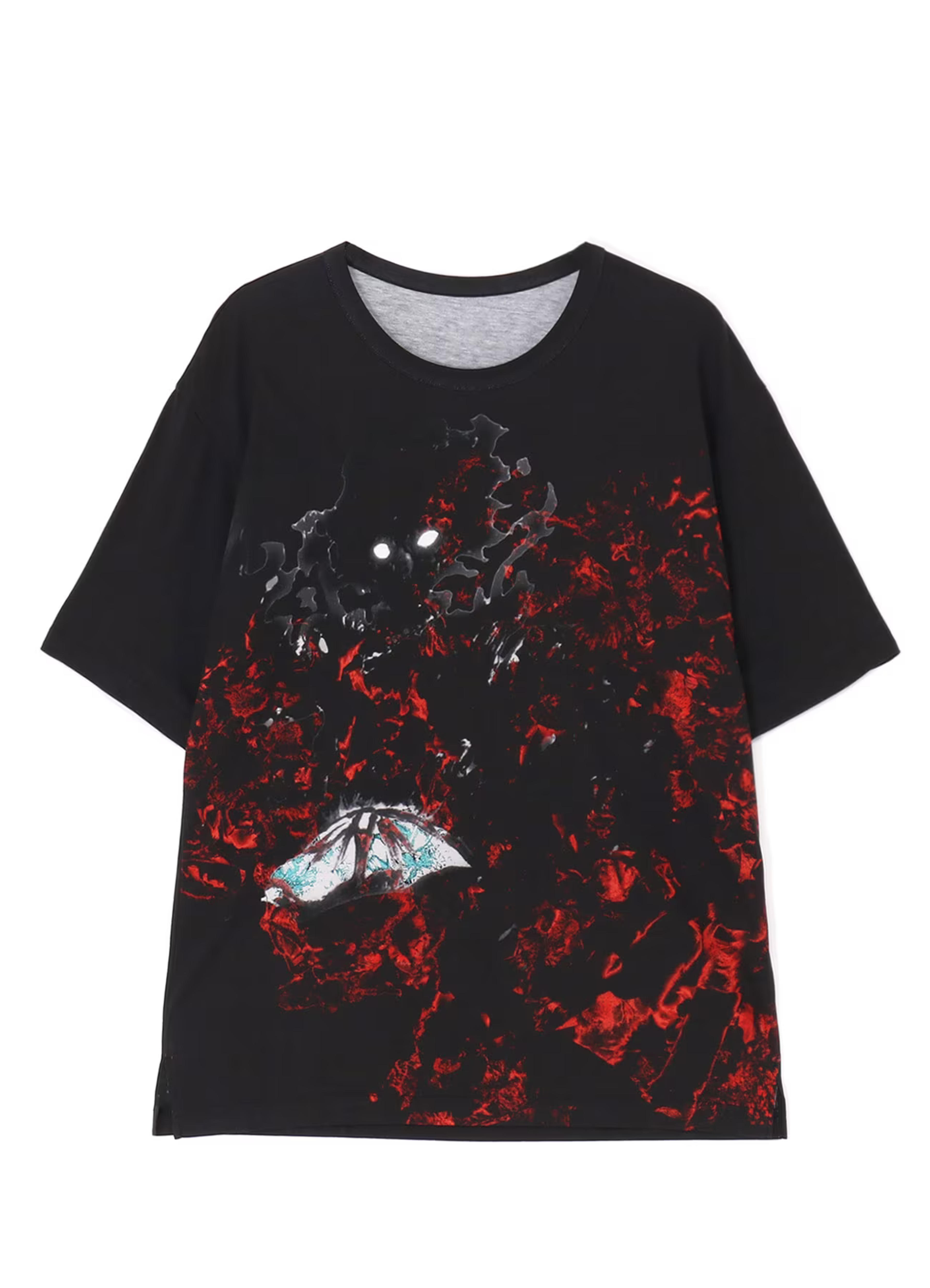 Pre-order] Ground Y Hell's Paradise COLLABORATION ASCETIC BLAZE GABIMARU T-SHIRT(FREE SIZE Black): GroundY｜THE SHOP YOHJI YAMAMOTO