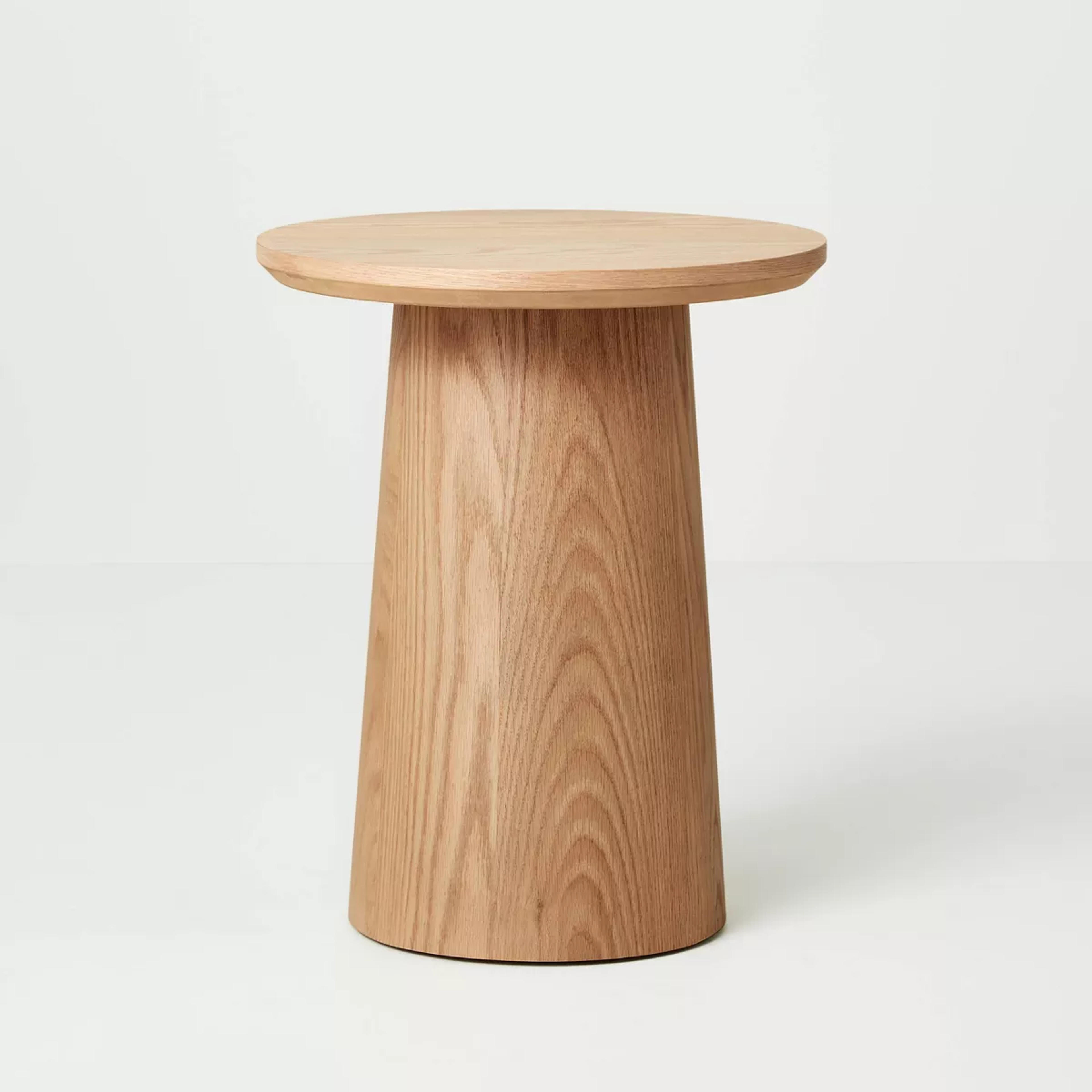 Round Wood Pedestal Accent Table - Hearth & Hand™ With Magnolia : Target