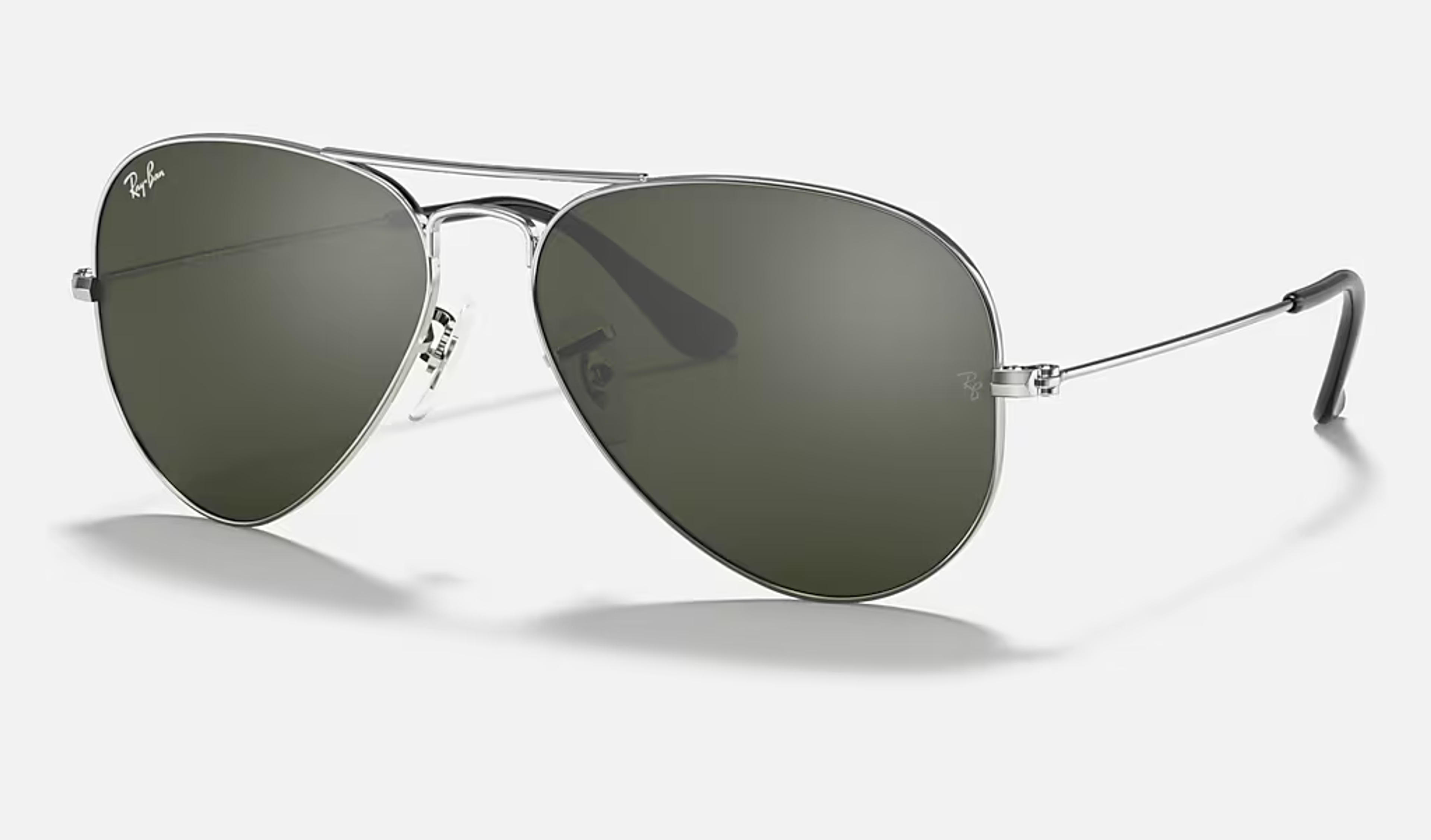 Solglasögon Aviator Mirror i färgen Silver med linser i färgen Silver - RB3025 | Ray-Ban® SE
