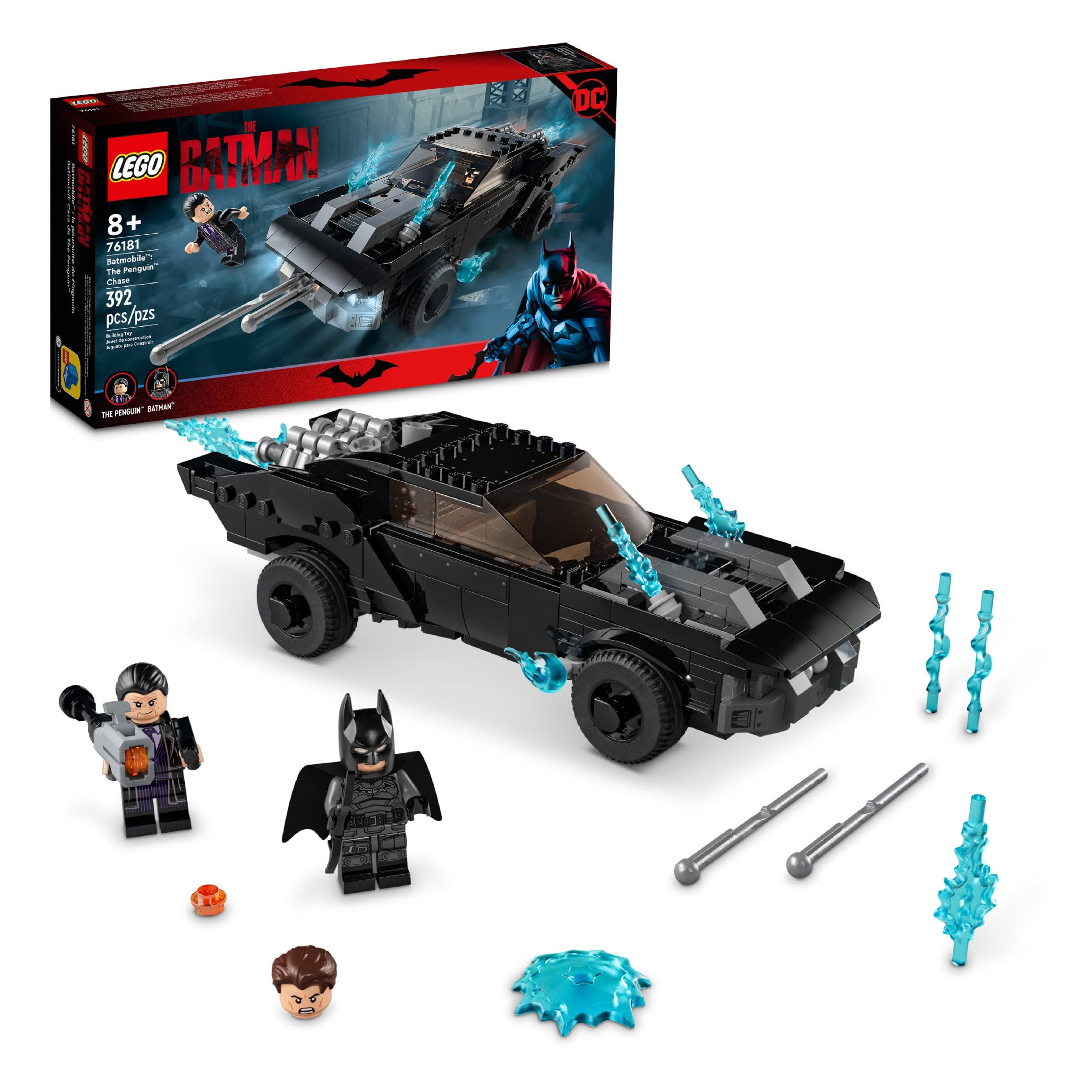 Amazon.com: LEGO DC Batman Batmobile: The Penguin Chase 76181 Building Kit; Cool, Collectible Batman and The Penguin Toy; Super-Hero and Batmobile Playset; Great Birthday Gift for Kids Aged 8 and up (392 Pieces) : Toys & Games