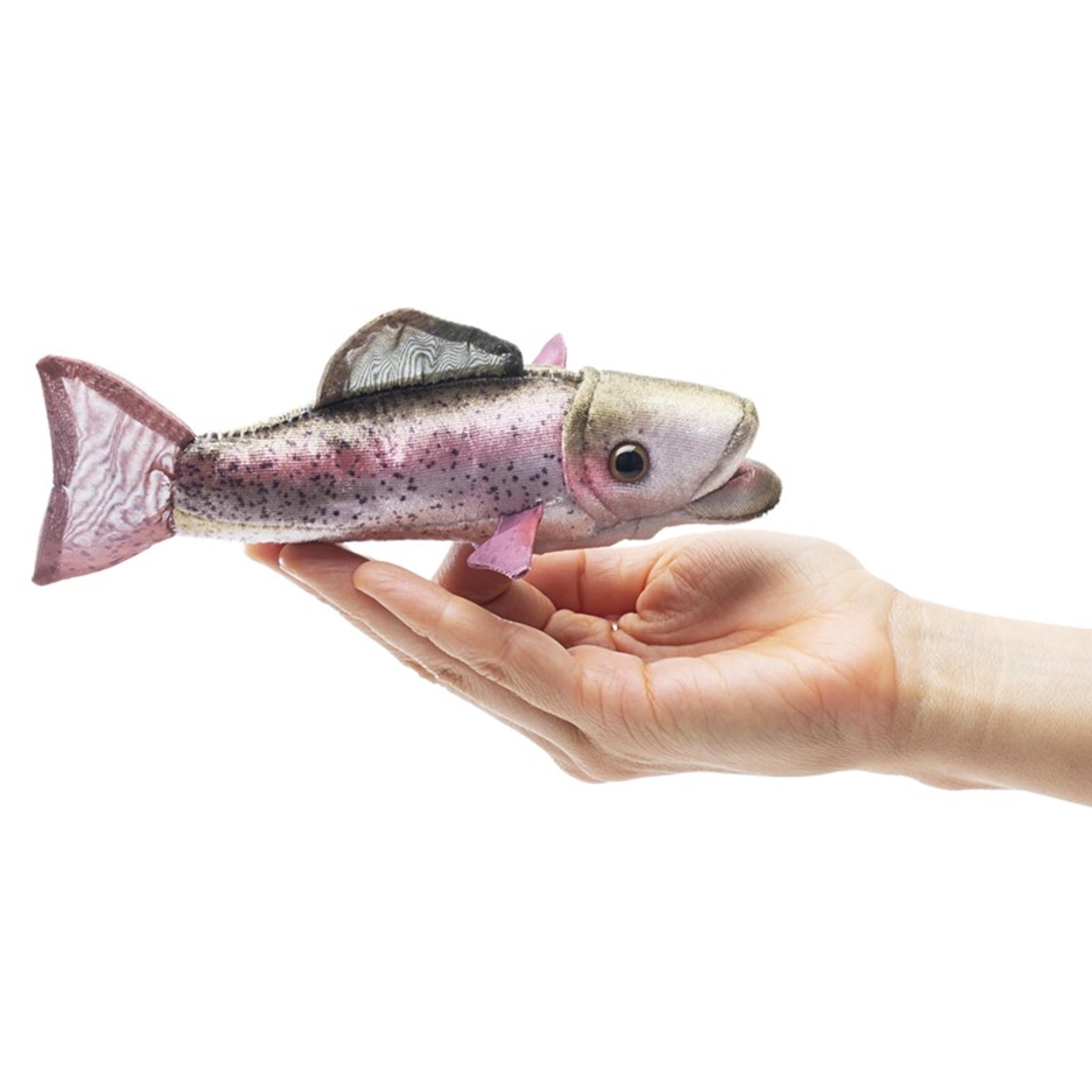 Mini Rainbow Trout Finger Puppet | Folkmanis