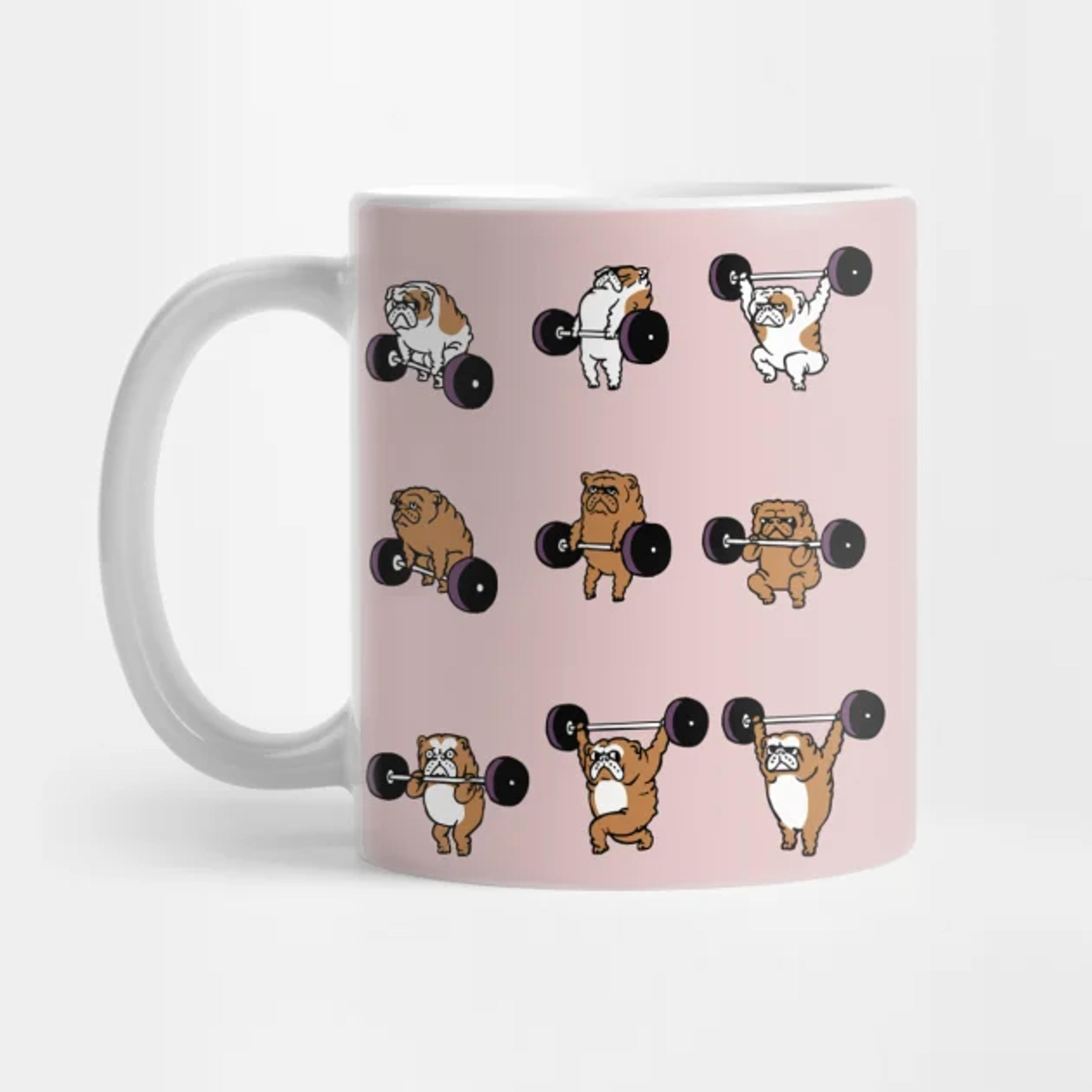 OLYMPIC LIFTING English Bulldog - English Bulldog - Mug | TeePublic