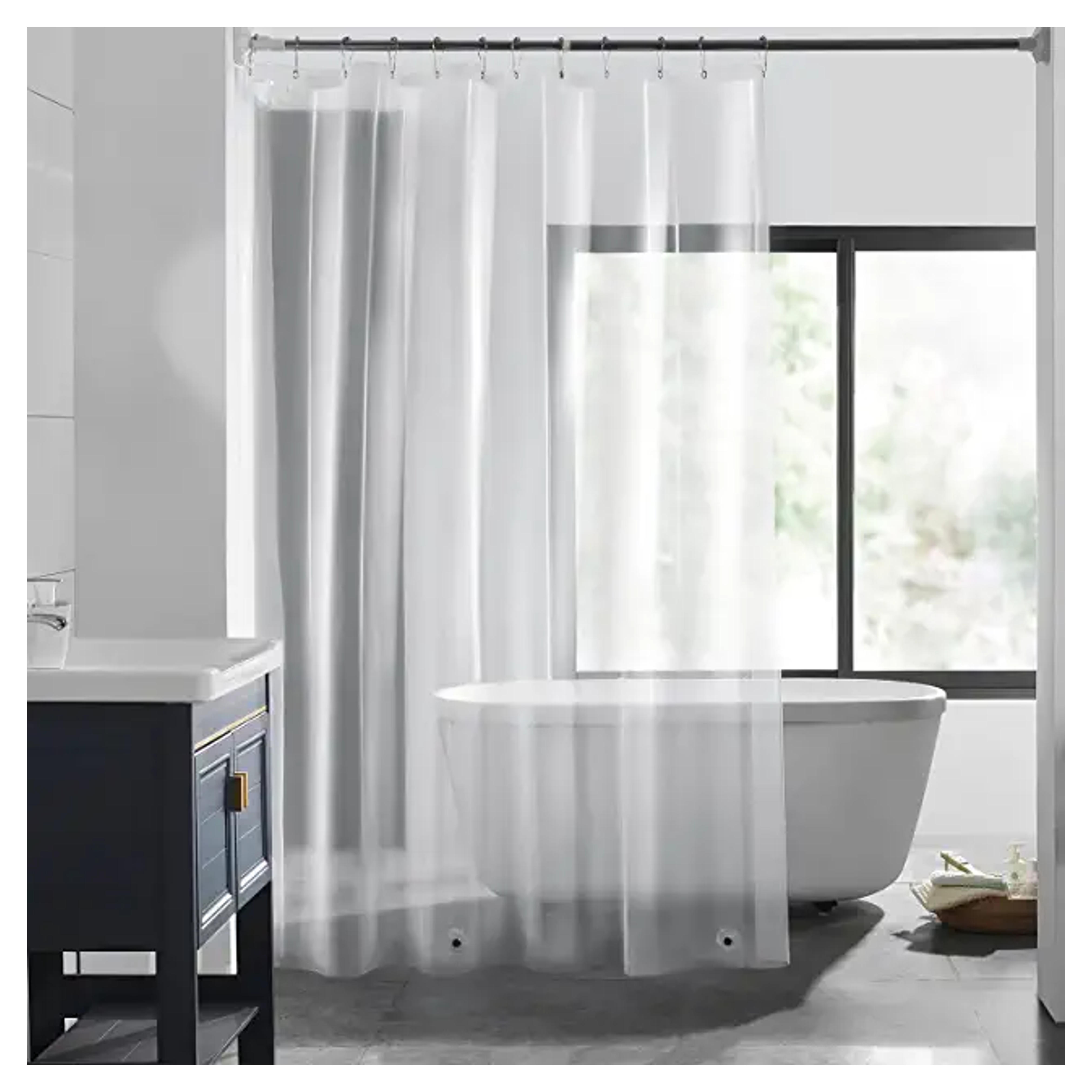 Amazon.com: LOVTEX Clear Shower Curtain Liner - 72" x 72" Lightweight Shower Liner for Bathroom Shower Curtain (4G Clear, 1PC) : Home & Kitchen