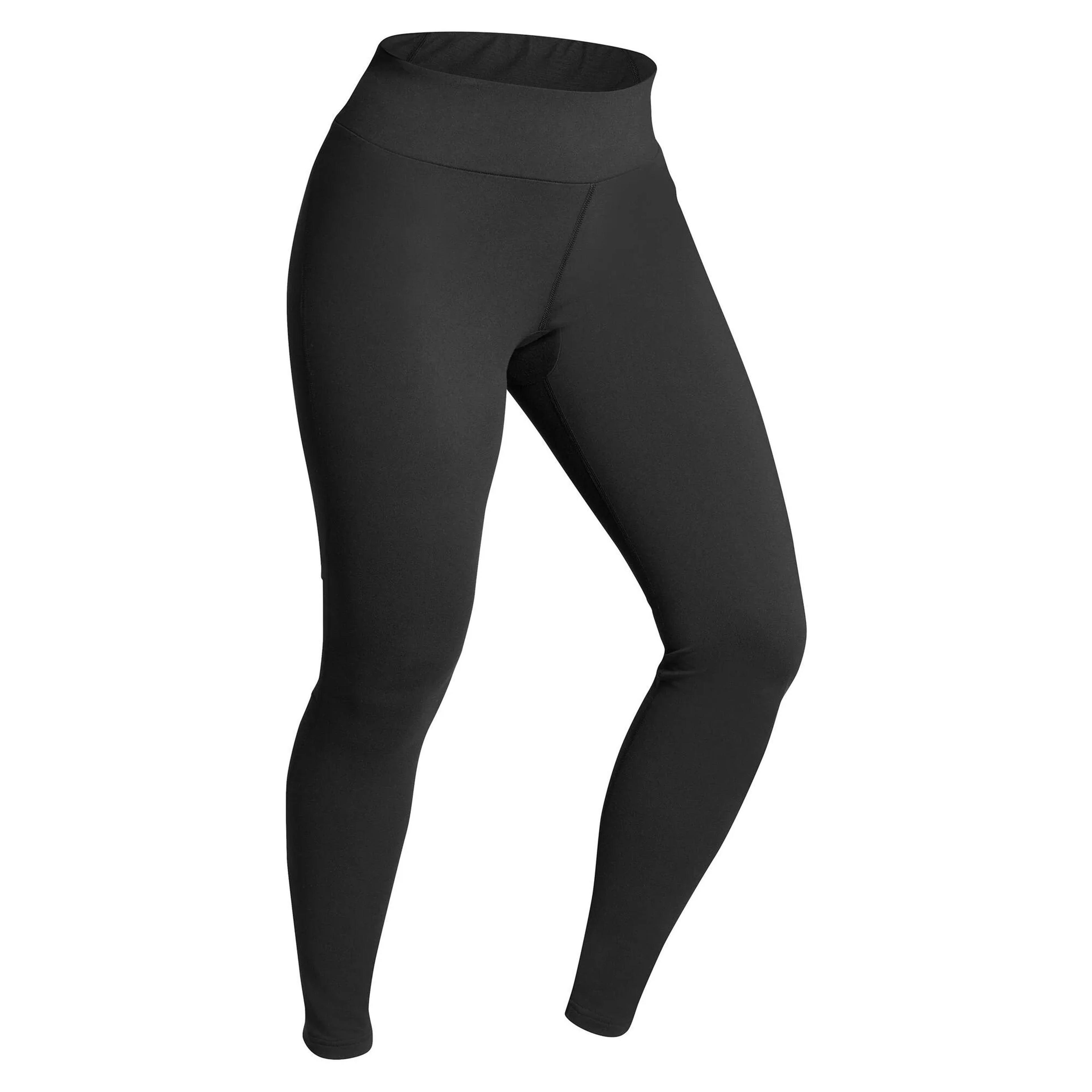 Ski 500, Thermal Underwear Base Layer Pants, Women's - Black / M / 8574729
