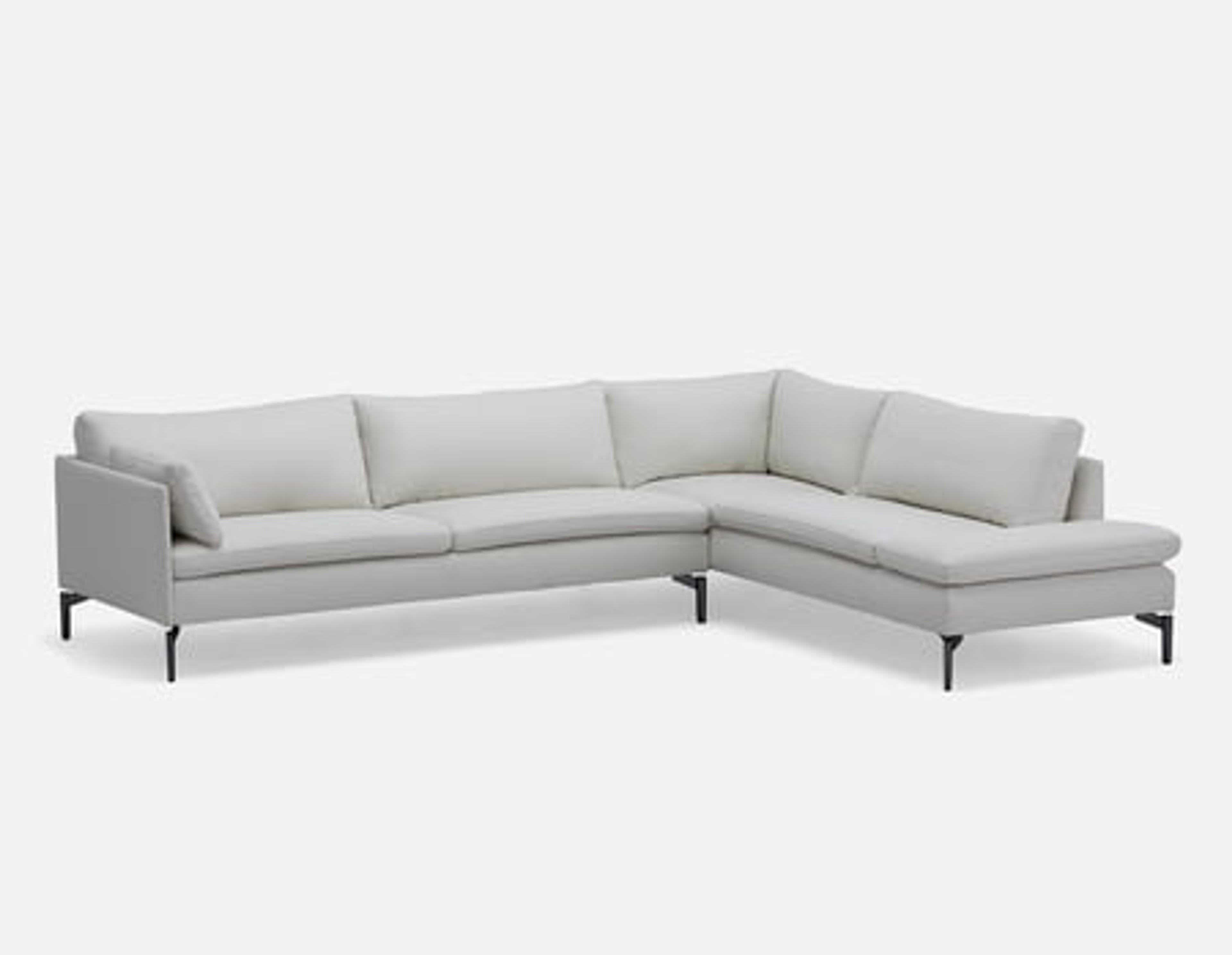 TOSCAN Right-facing sectional sofa