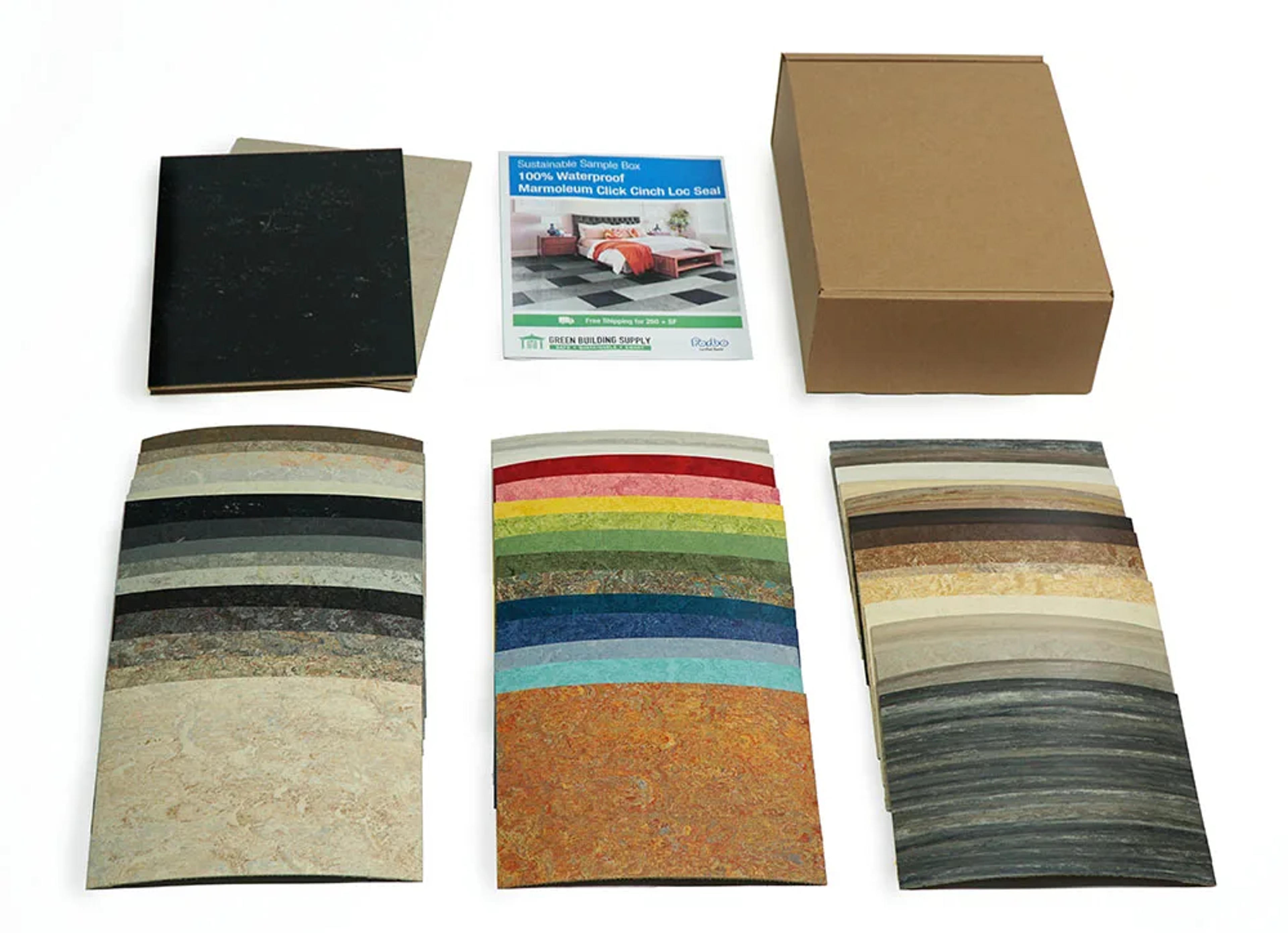 Sustainable Samples Box : Marmoleum Click SEAL