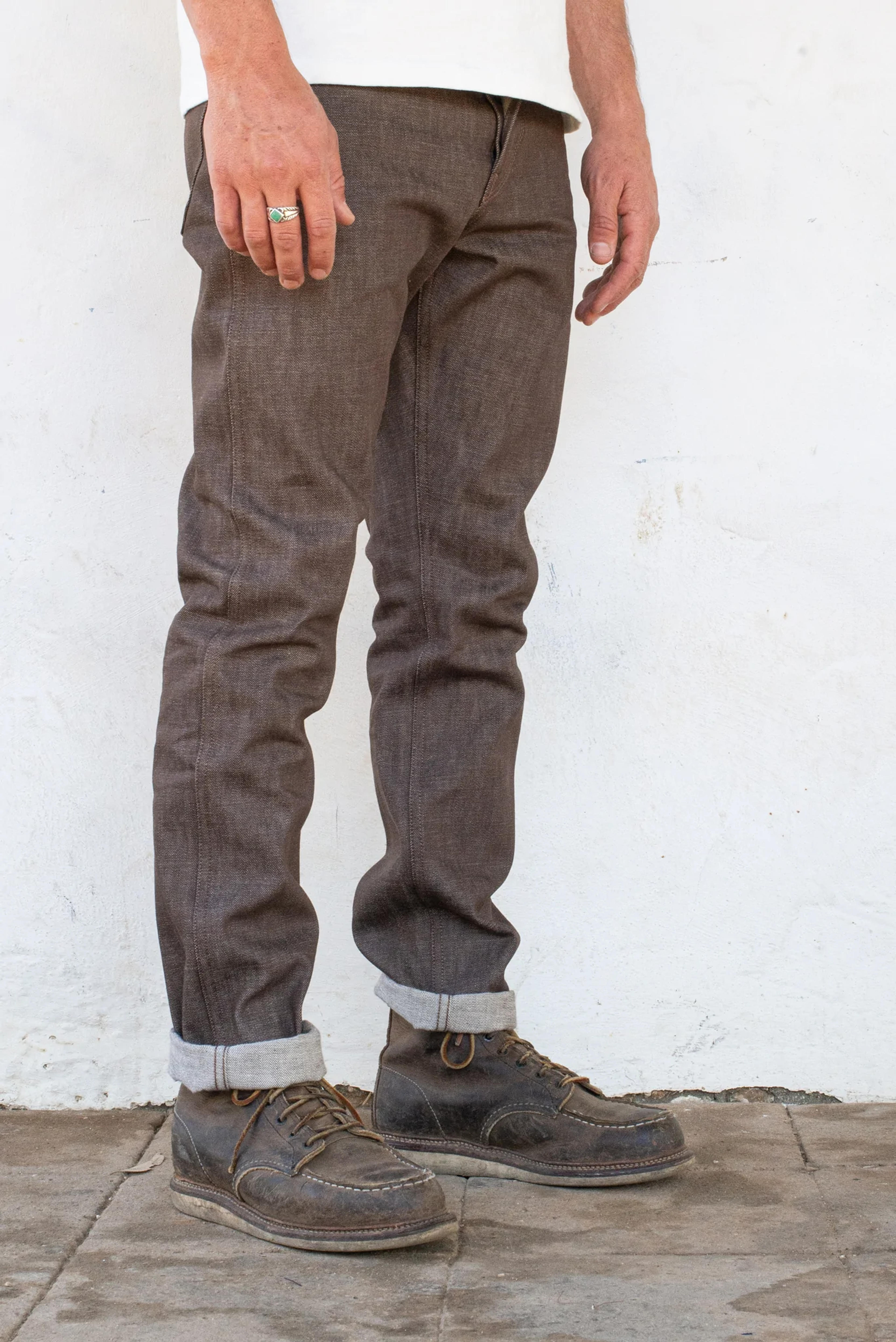 Rios 13 Ounce Brown Denim – Freenote Cloth