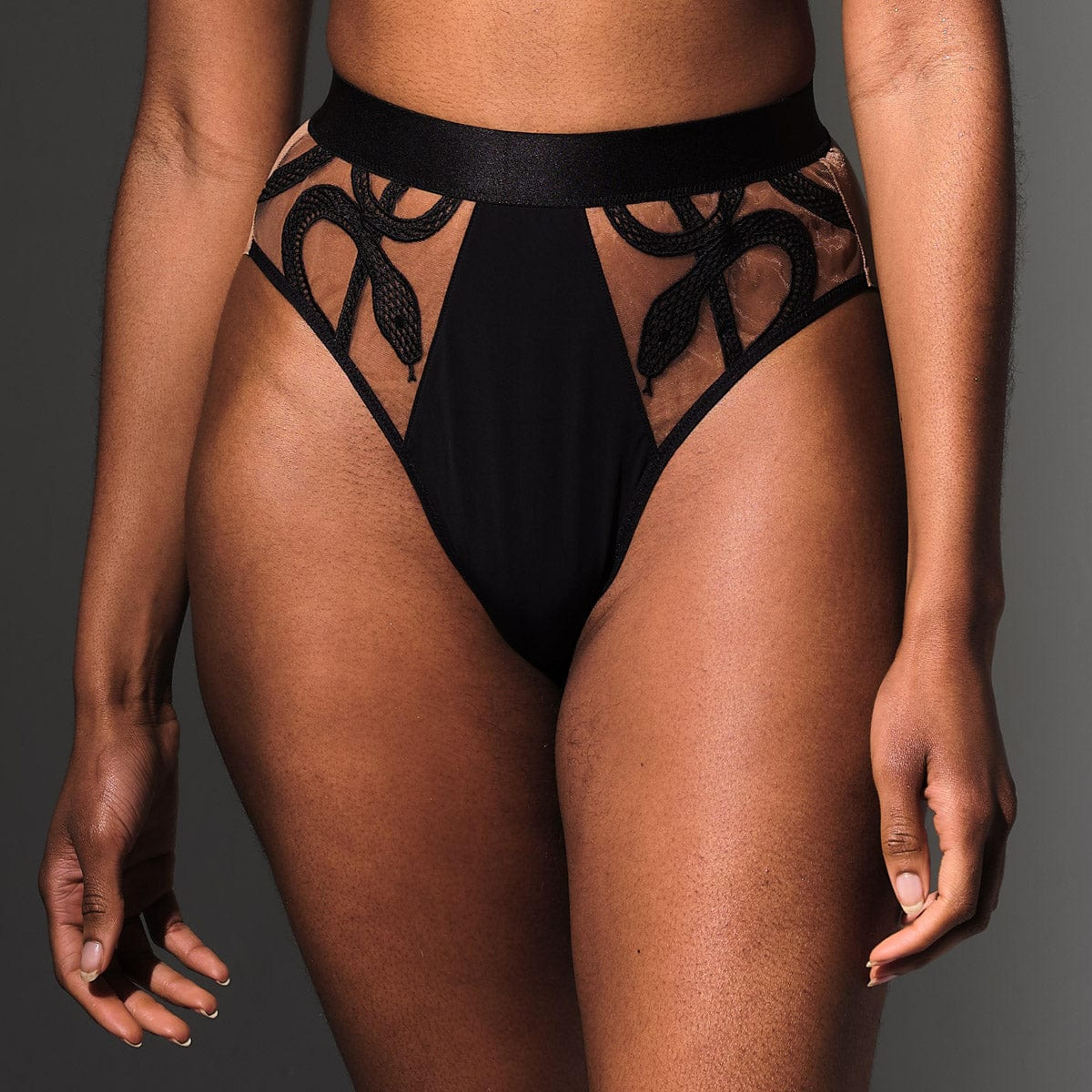 Medusa High-Waisted Bikini - Toffee | Thistle and Spire Lingerie