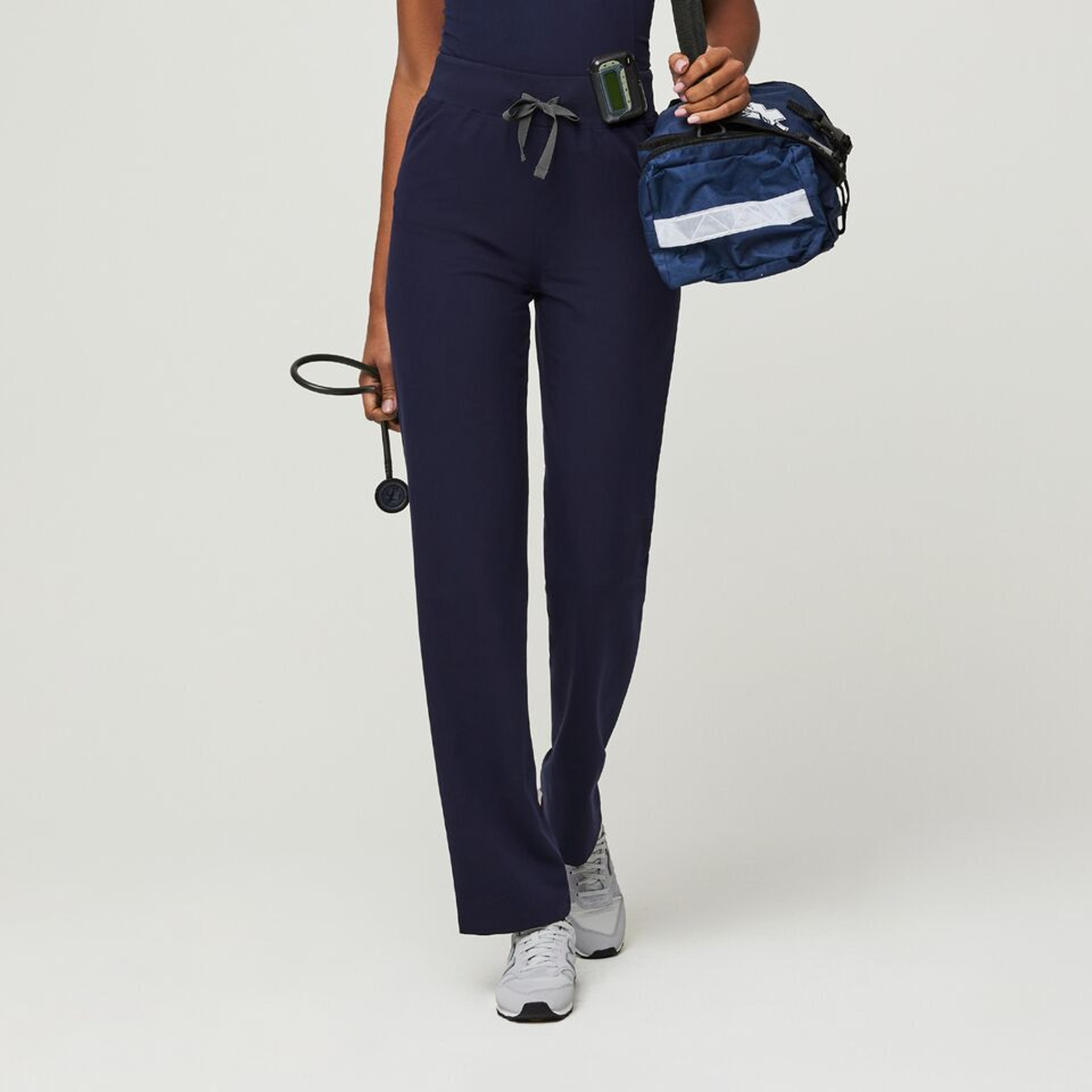 Women’s High Waisted Livingston Scrub Pants™ - Navy · FIGS