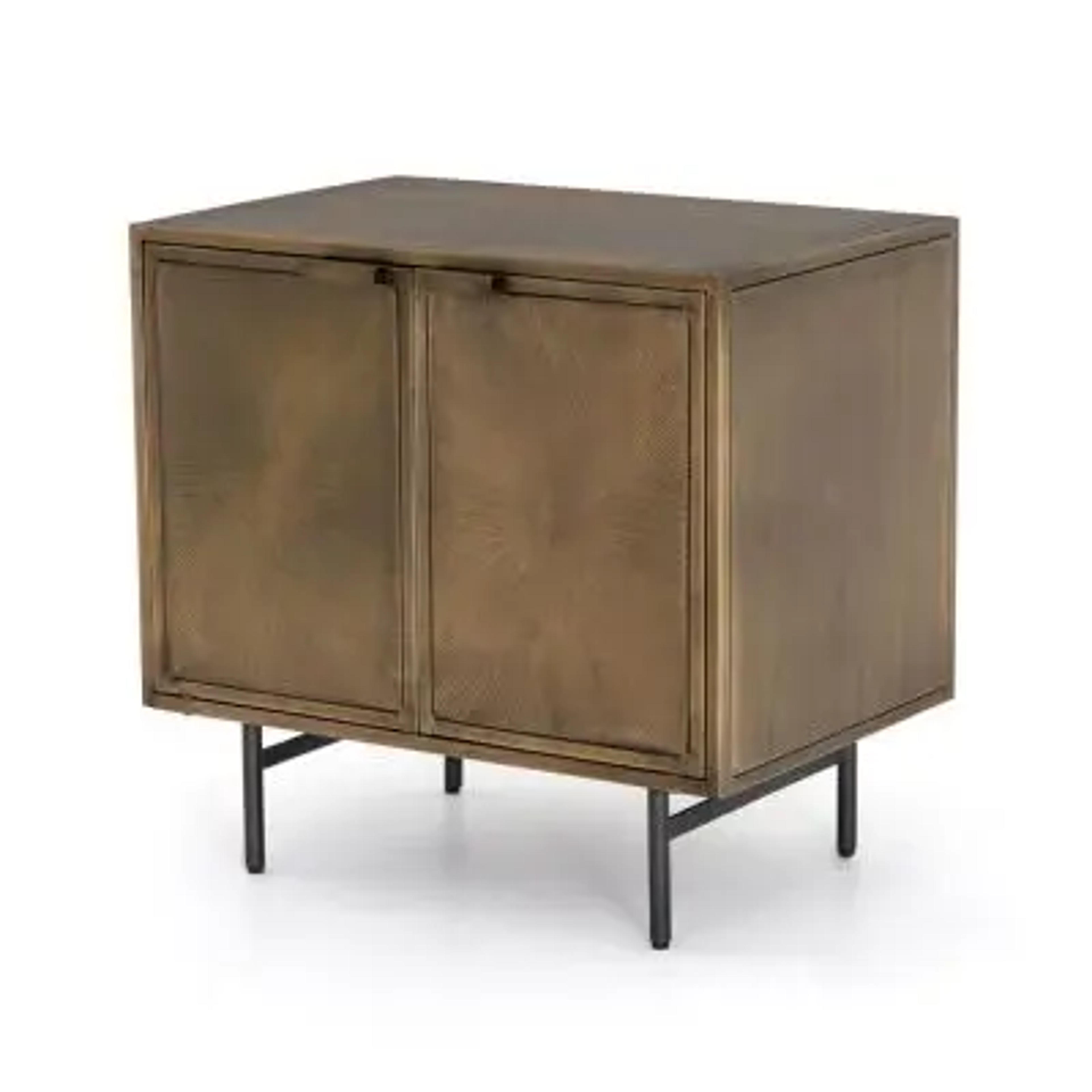 Sunburst Cabinet Nightstand in Various Colors