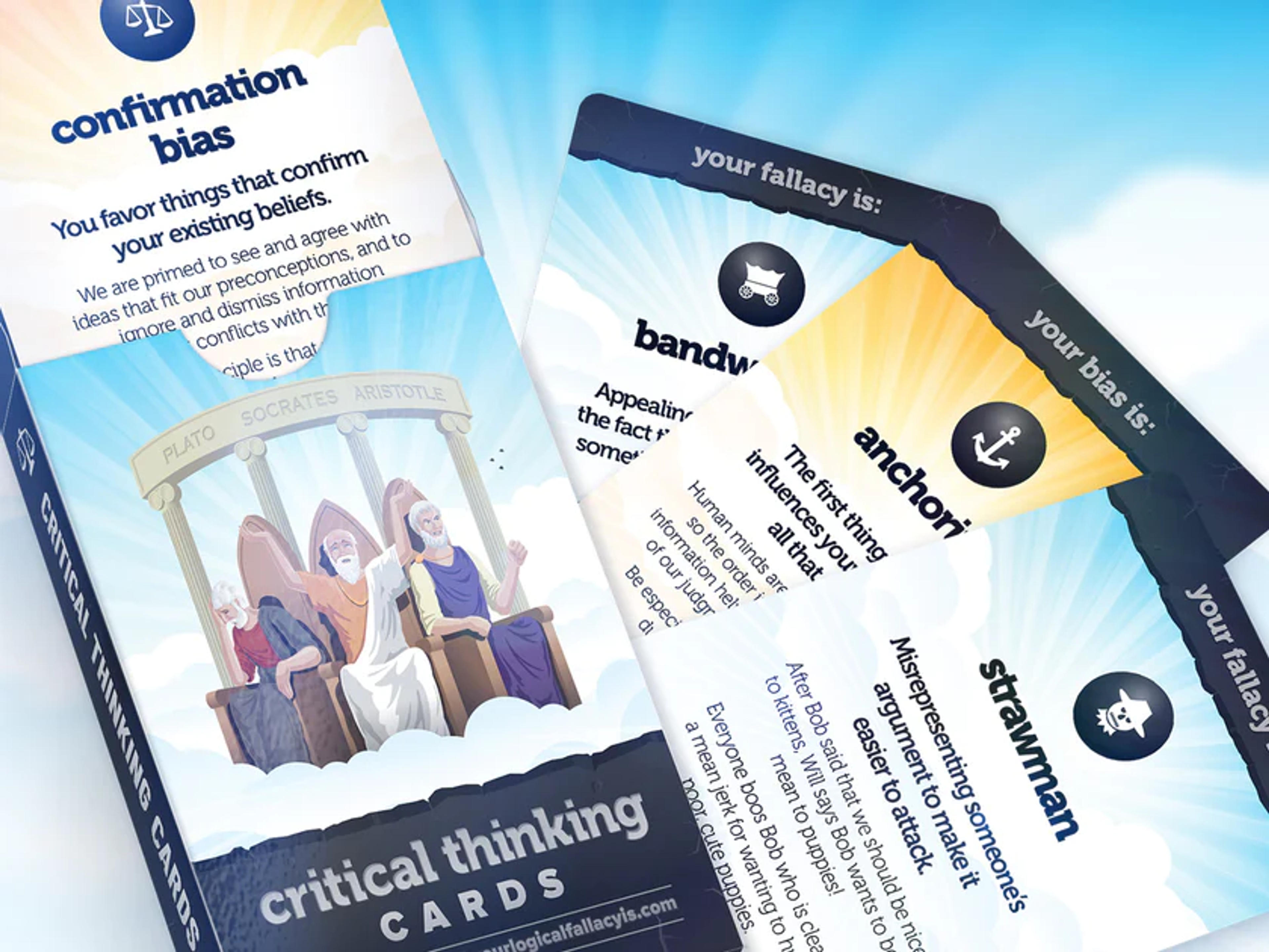 Critical Thinking Cards Deck – thethinkingshop