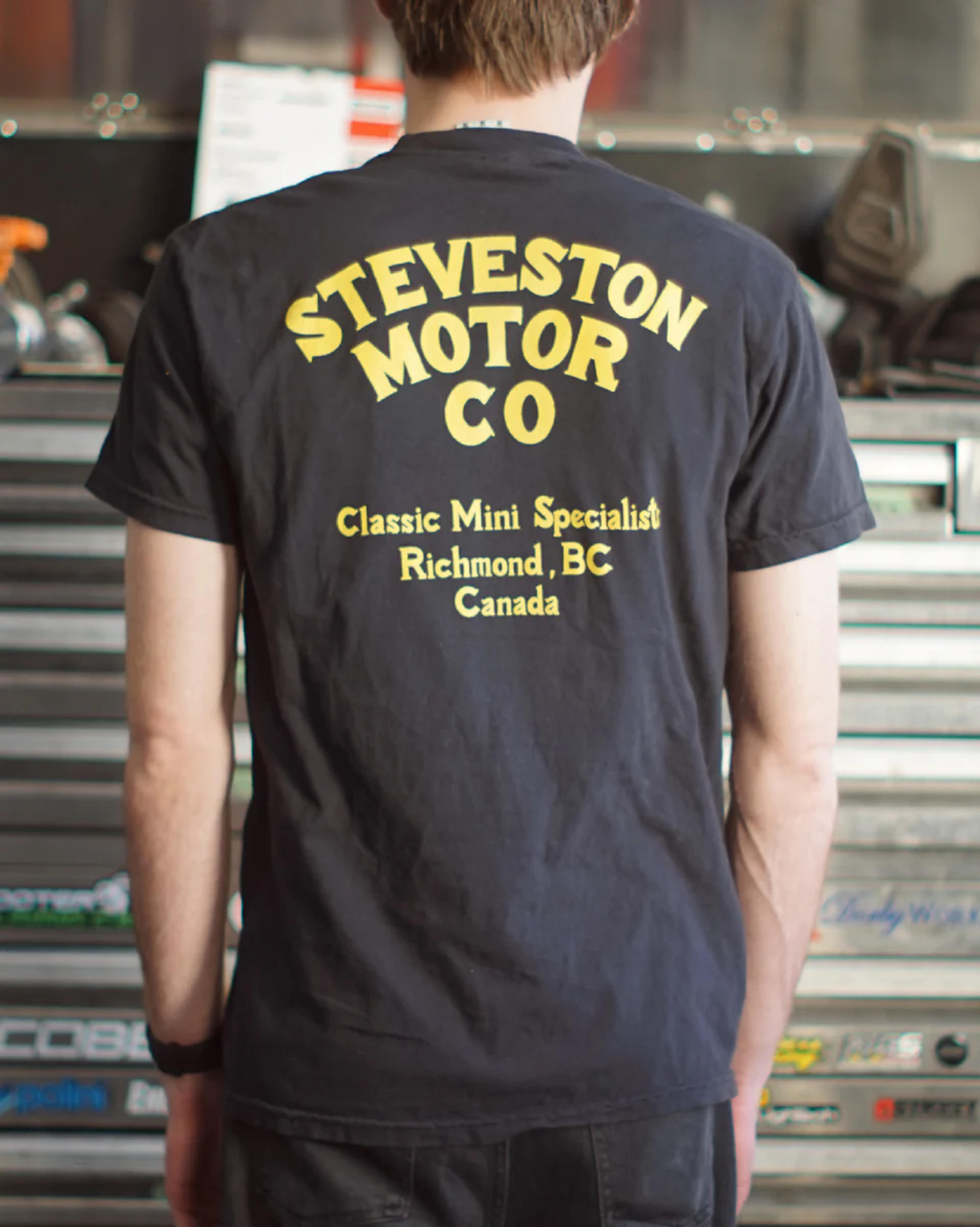 SMCO Classic Heavyweight Shop T-Shirt (Yellow) – Steveston Motor Co