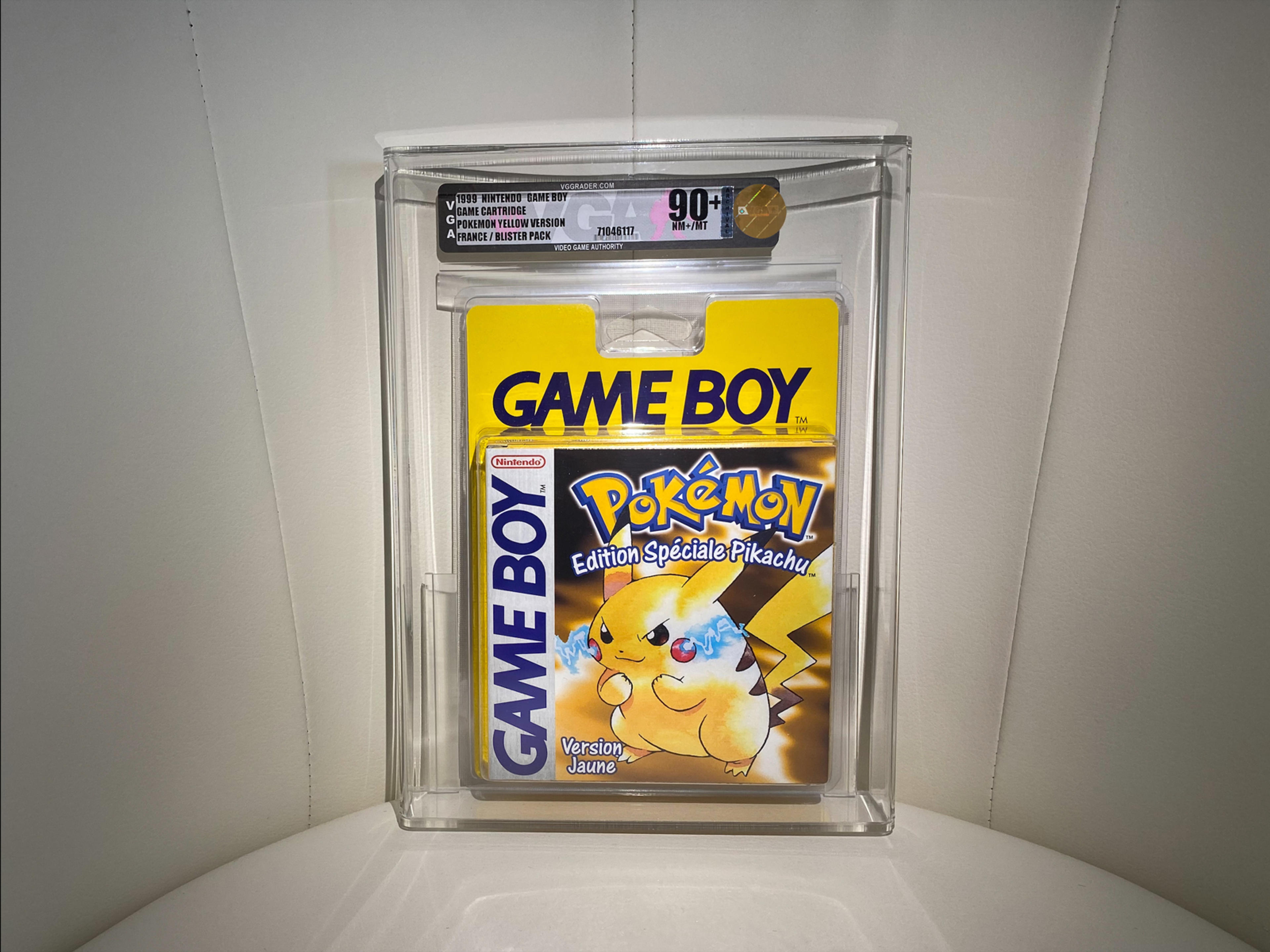 Game Boy Pokémon Estuche Rígido Amarillo Blister Primer Lanzamiento 1999 - VGA 90+/Wata 9.8 | eBay