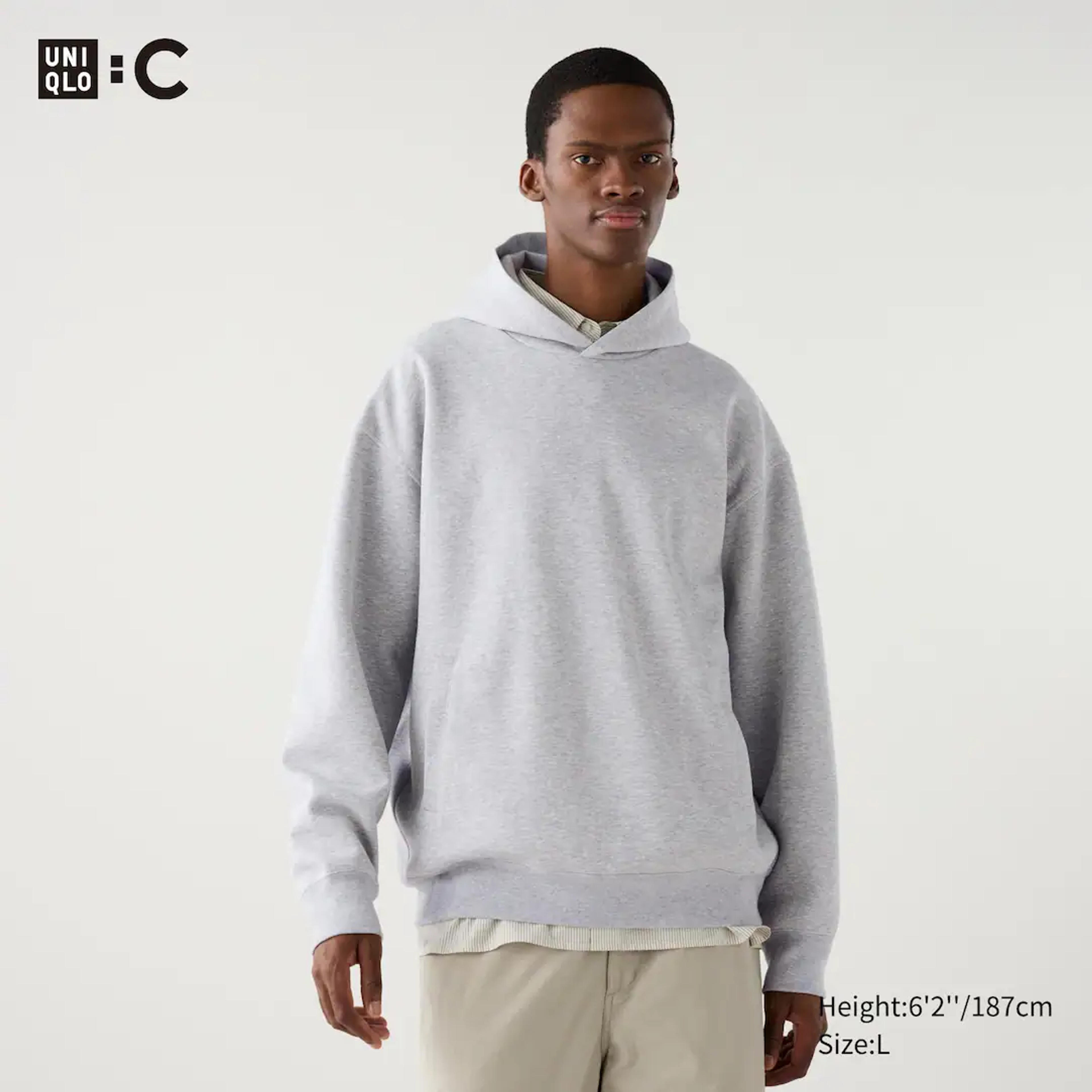 Sweat Oversized Pullover Hoodie | UNIQLO BE