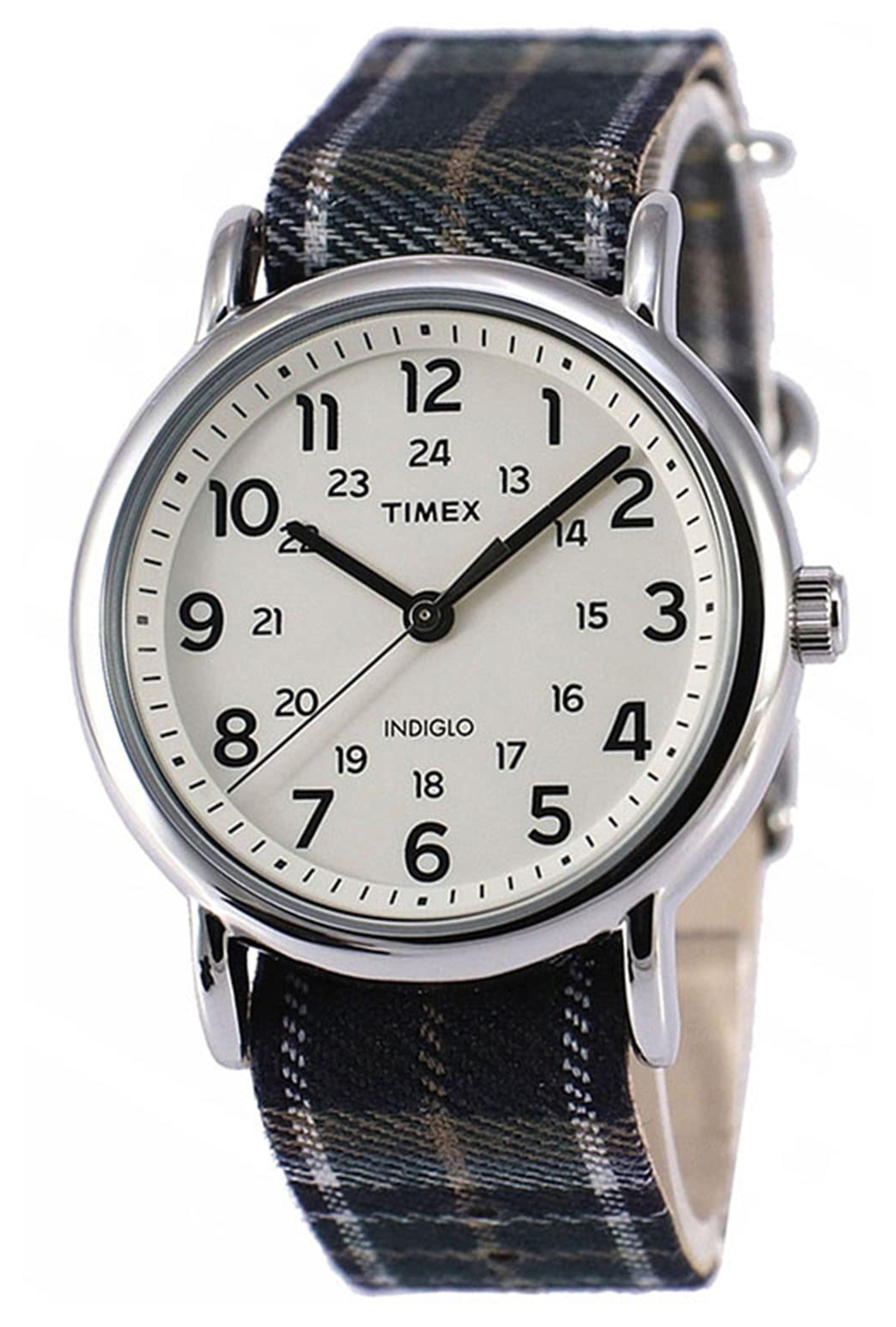 Timex Weekender 38mm Plaid Fabric Strap Watch - TW2R51400