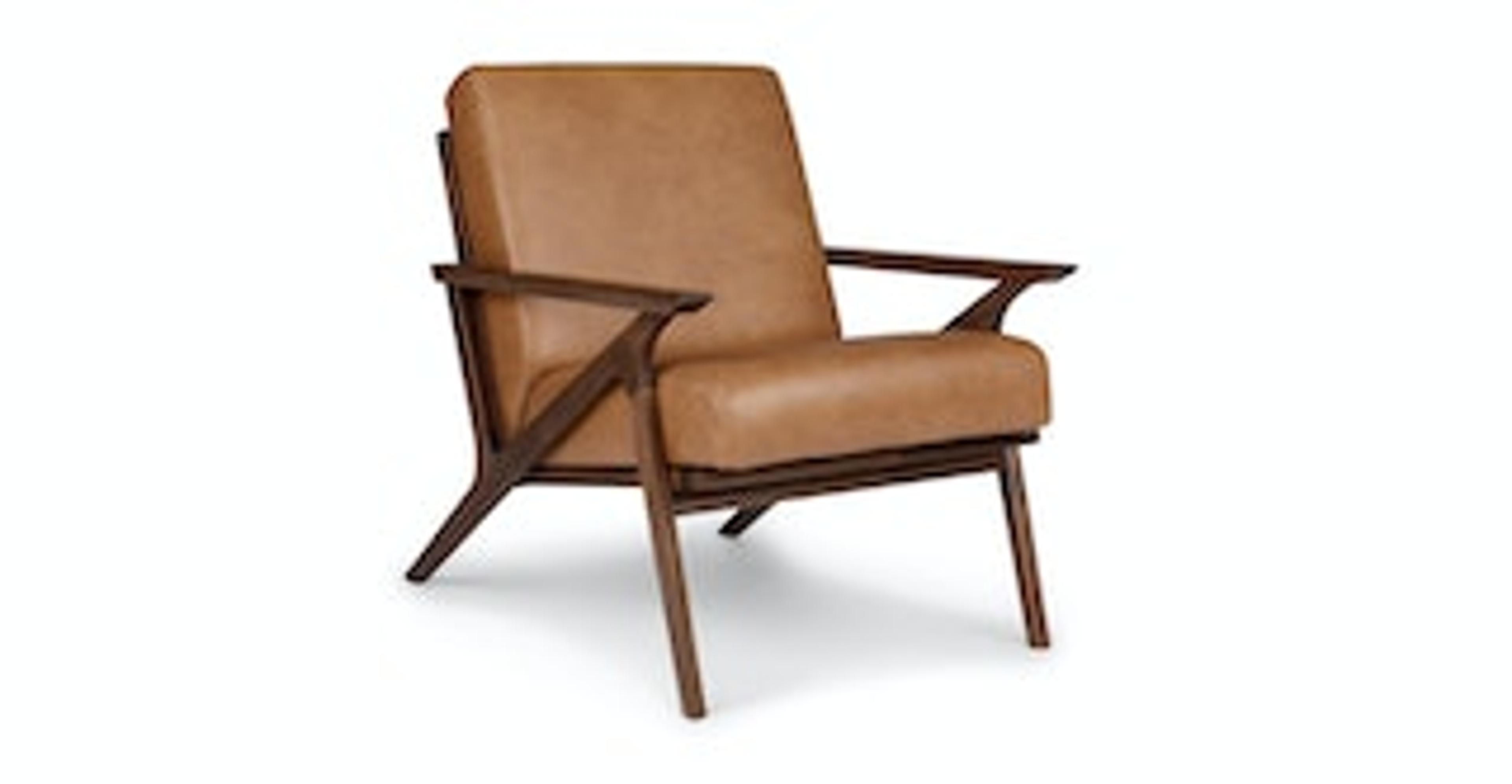 Otio Toscana Tan Walnut Lounge Chair | Article